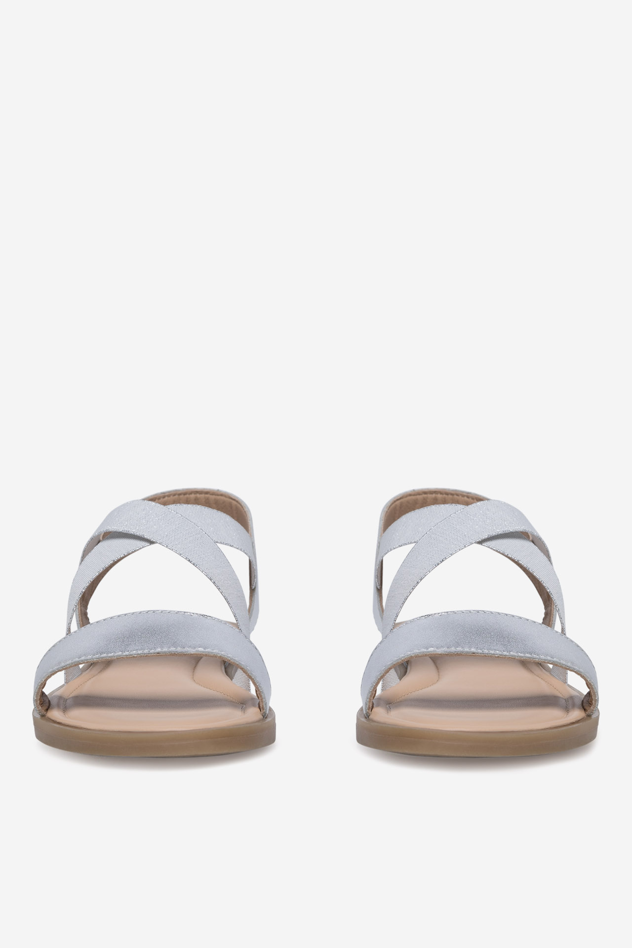 Sandály STŘÍBRNÁ