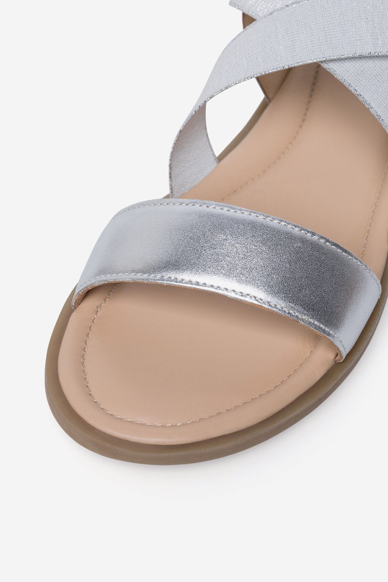 Sandály STŘÍBRNÁ