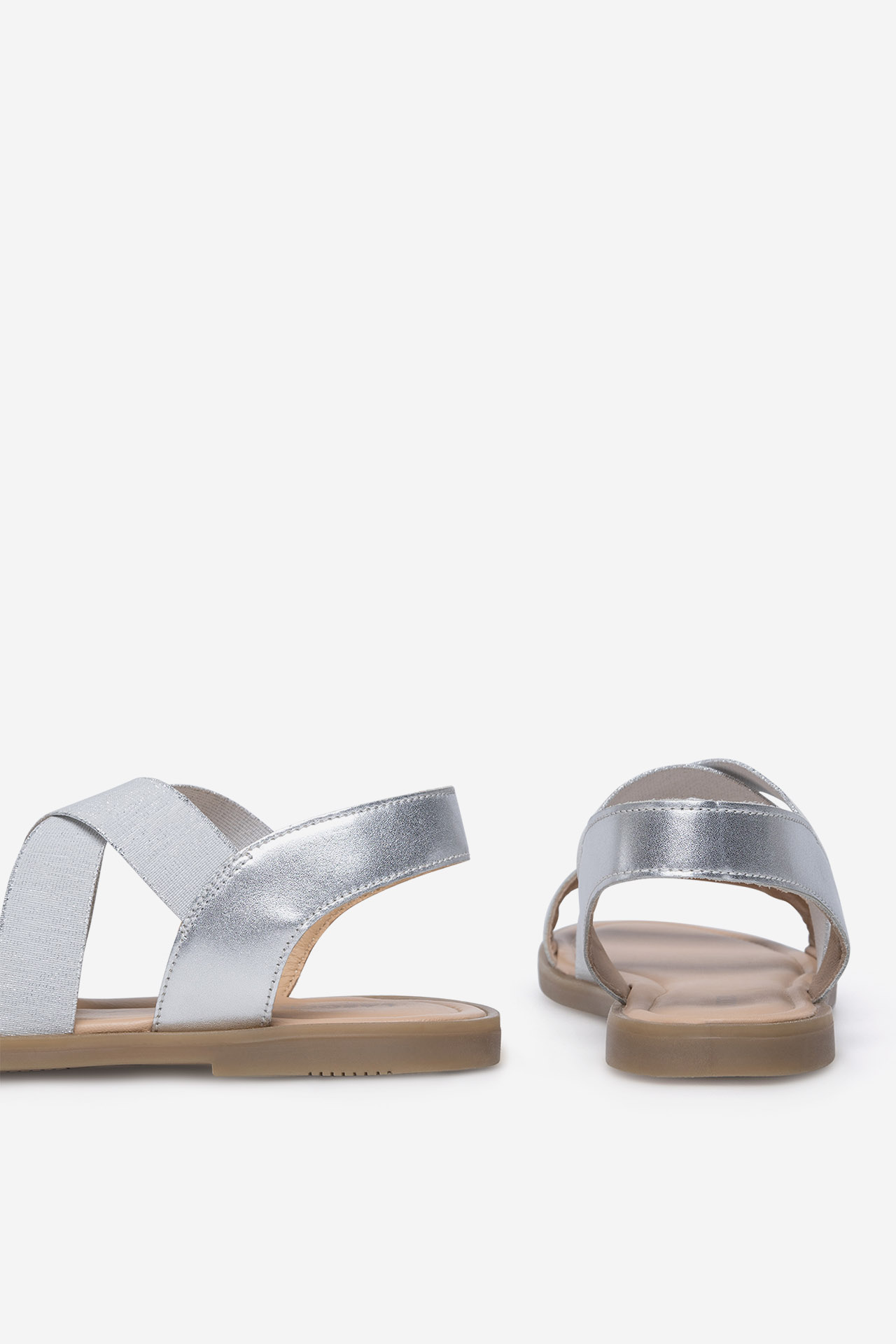 Sandály STŘÍBRNÁ