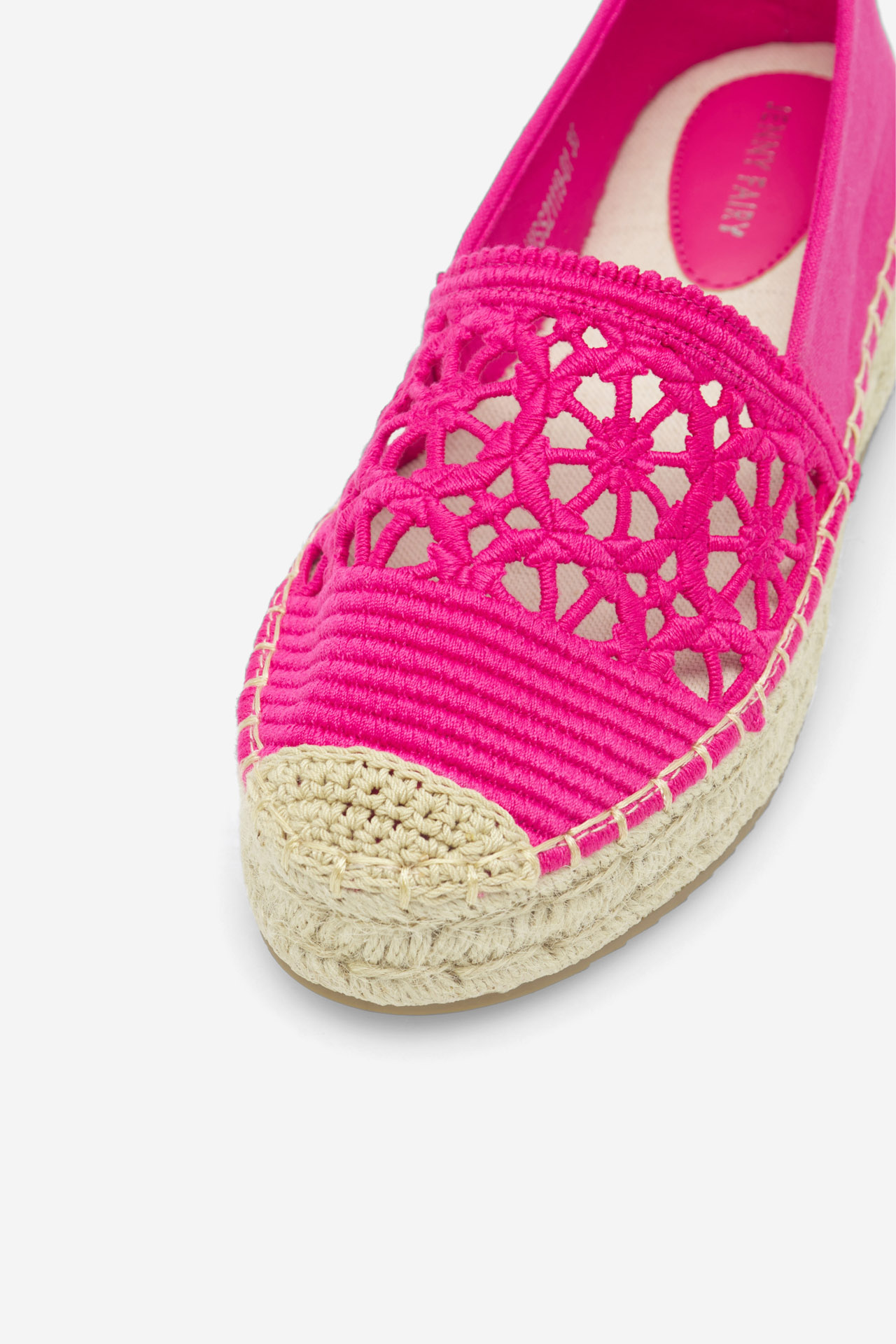 Espadrilky TMAVĚ RŮŽOVÁ