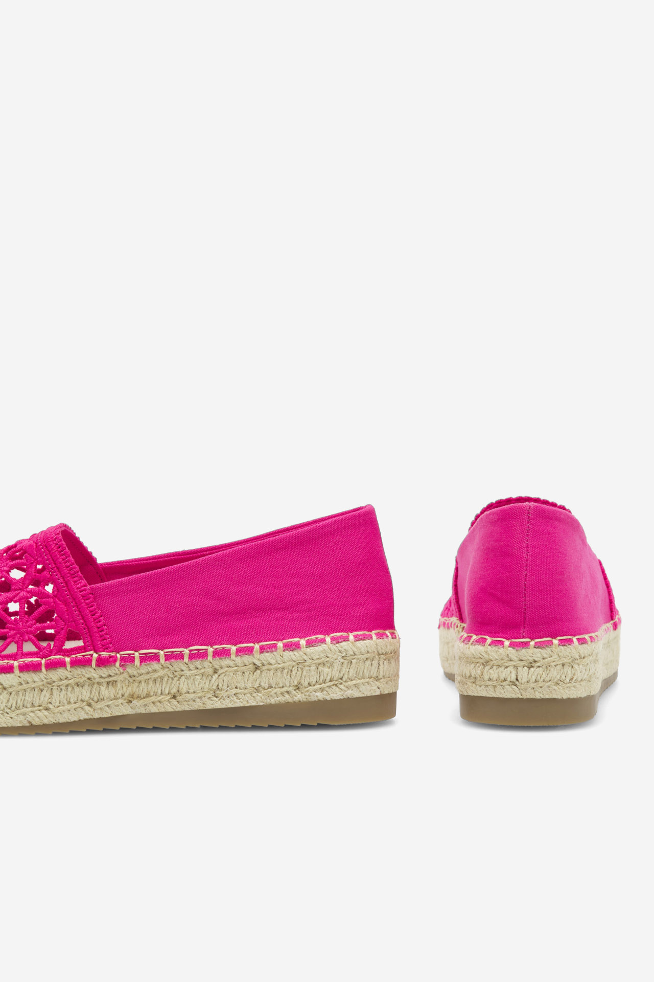 Espadrilky TMAVĚ RŮŽOVÁ