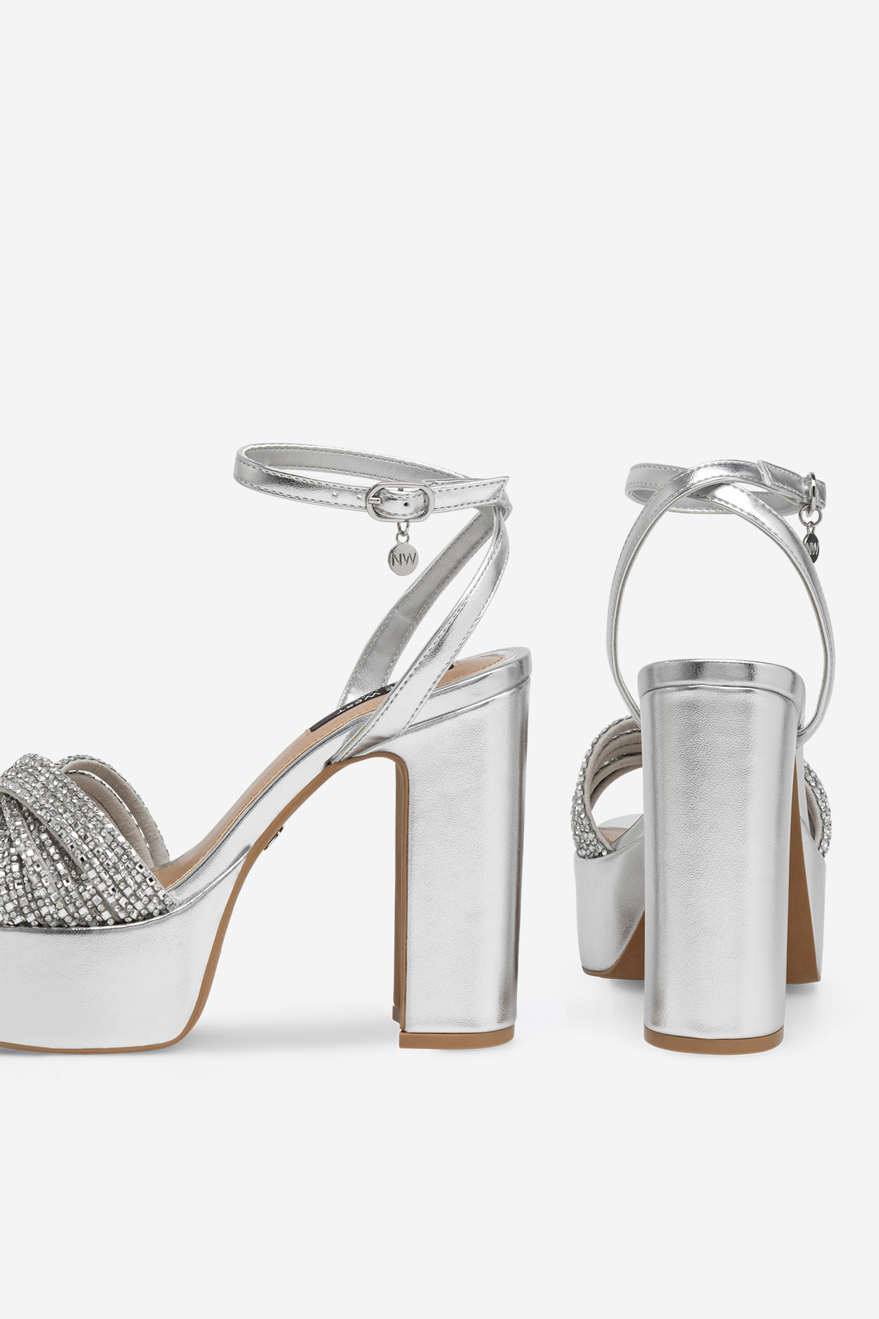 Sandály STŘÍBRNÁ