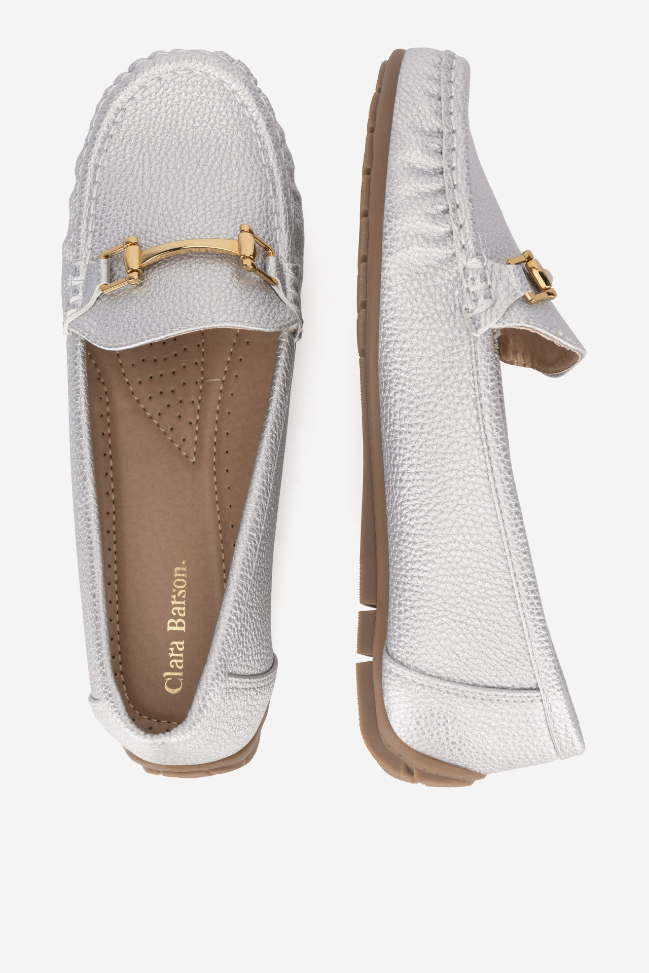 Mokasíny STŘÍBRNÁ