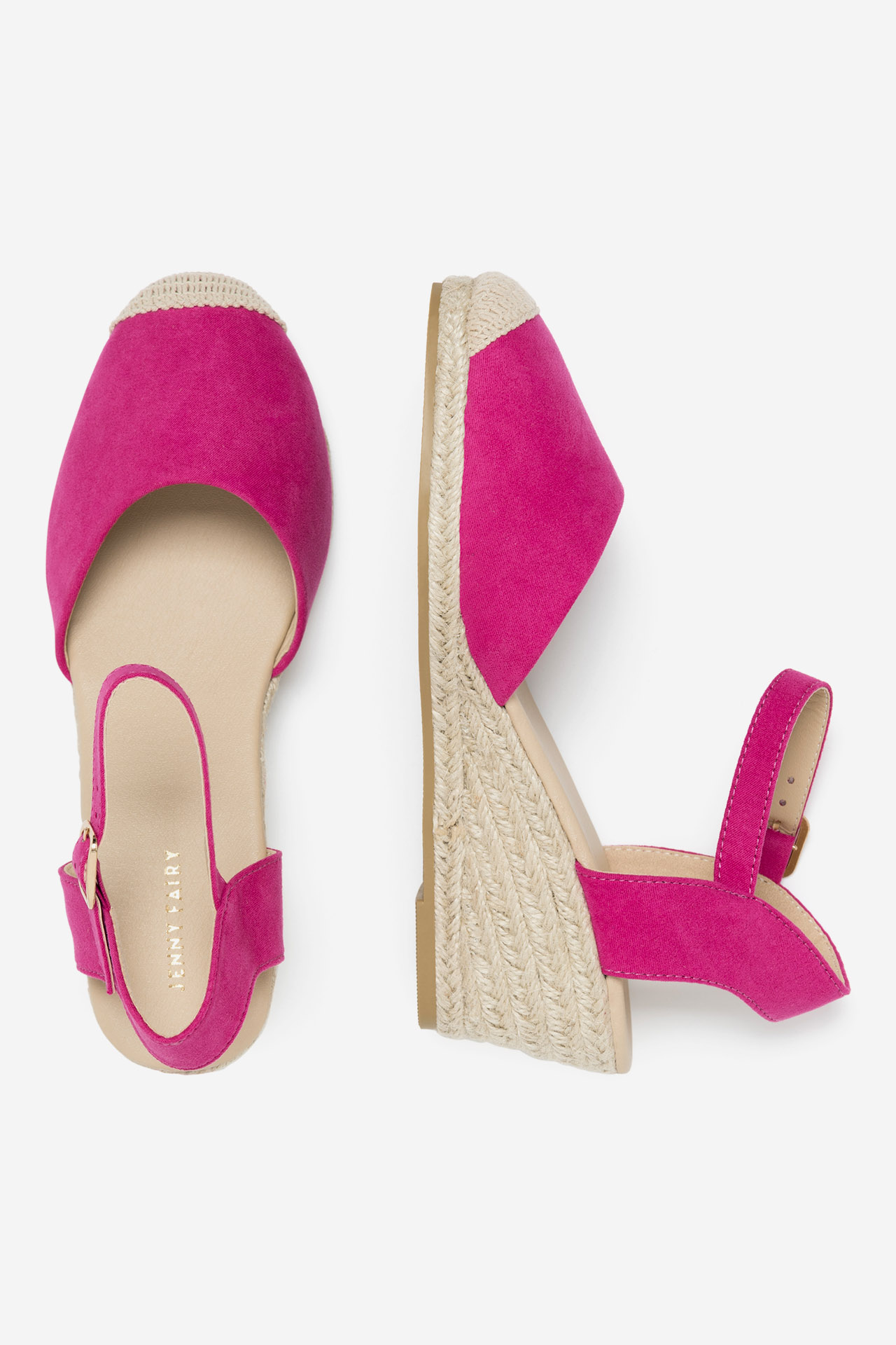 Espadrilky TMAVĚ RŮŽOVÁ