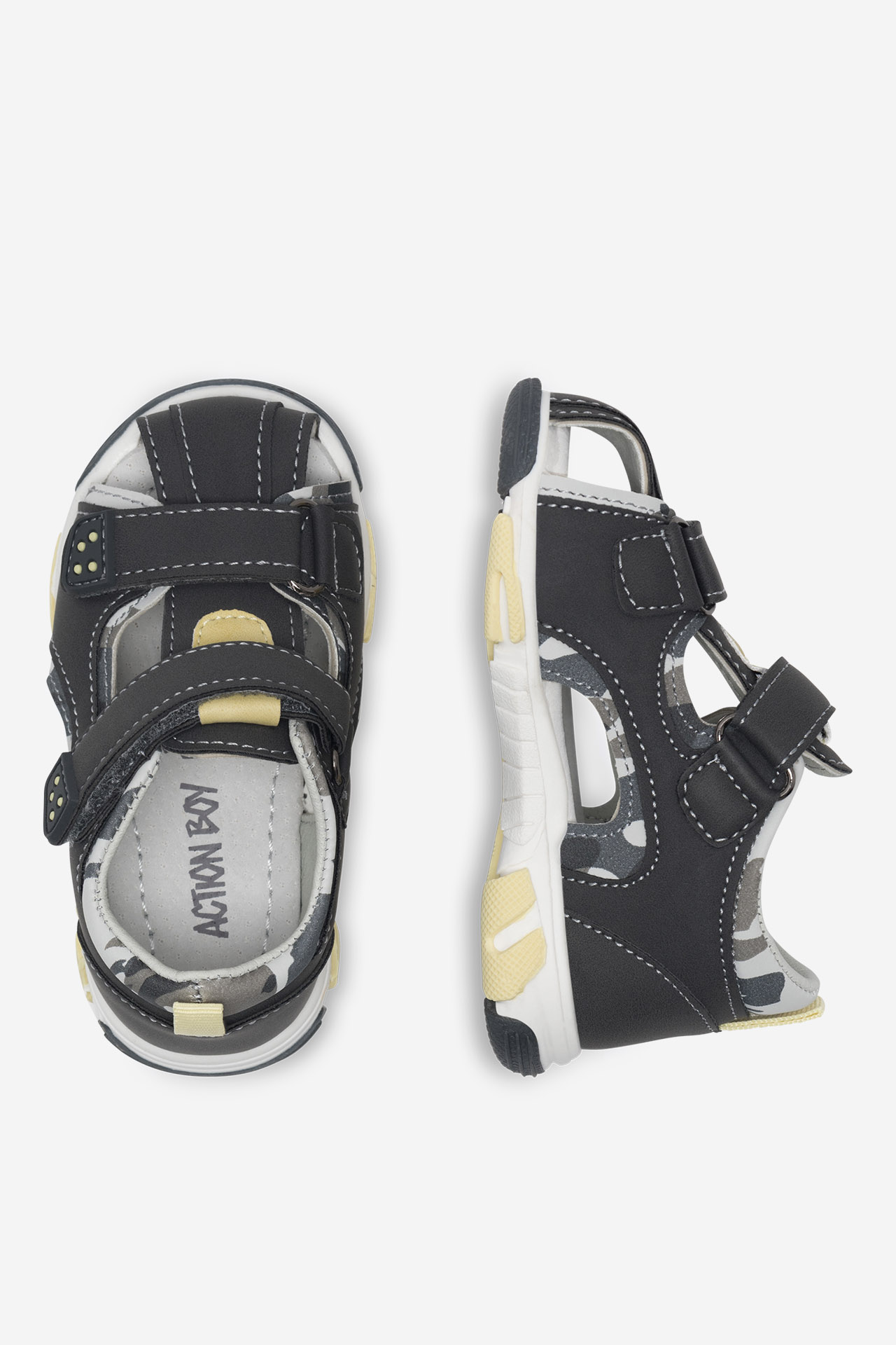 Sandali Action Boy CM230627-12 Siva