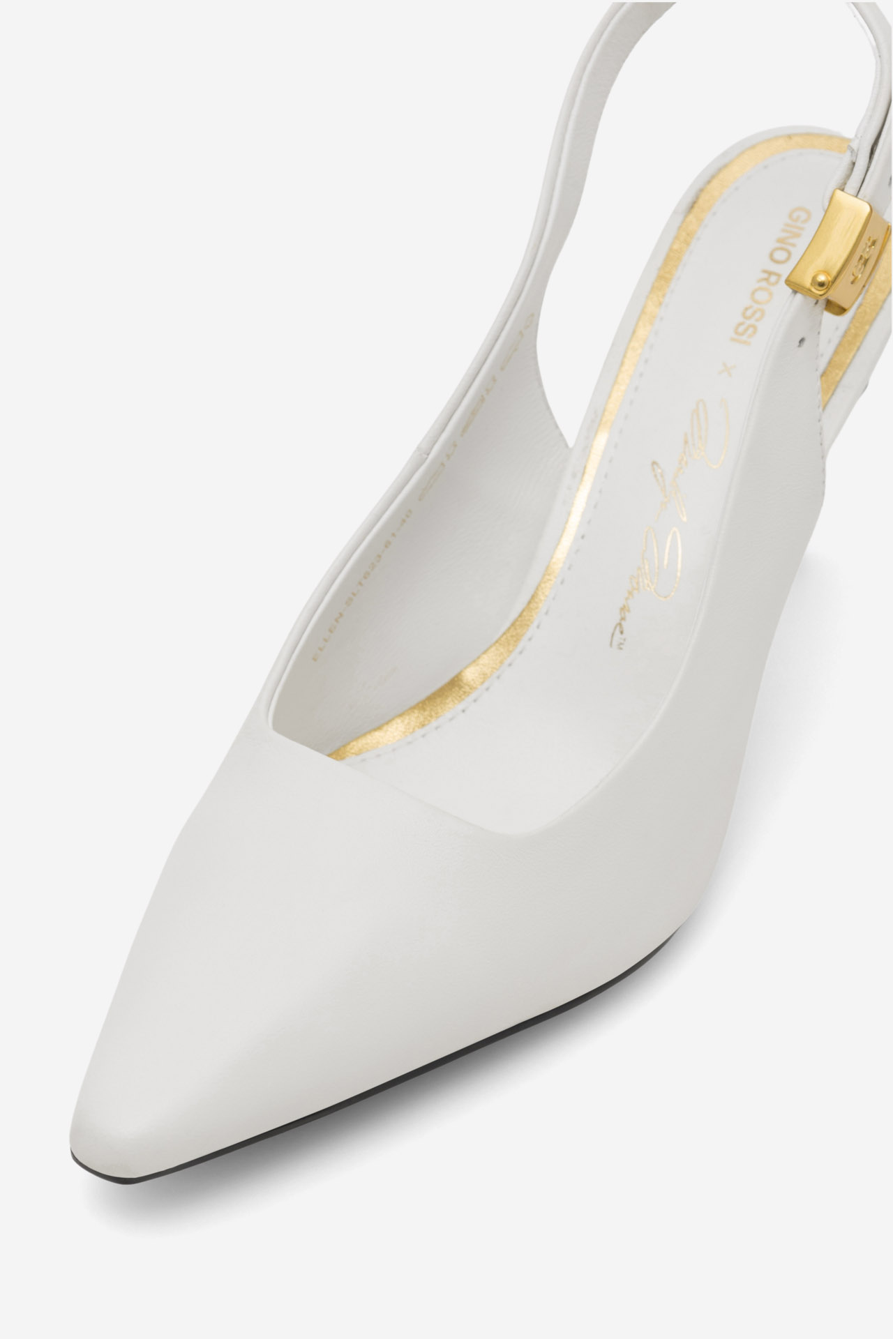 Čevlji z visoko peto Bela
