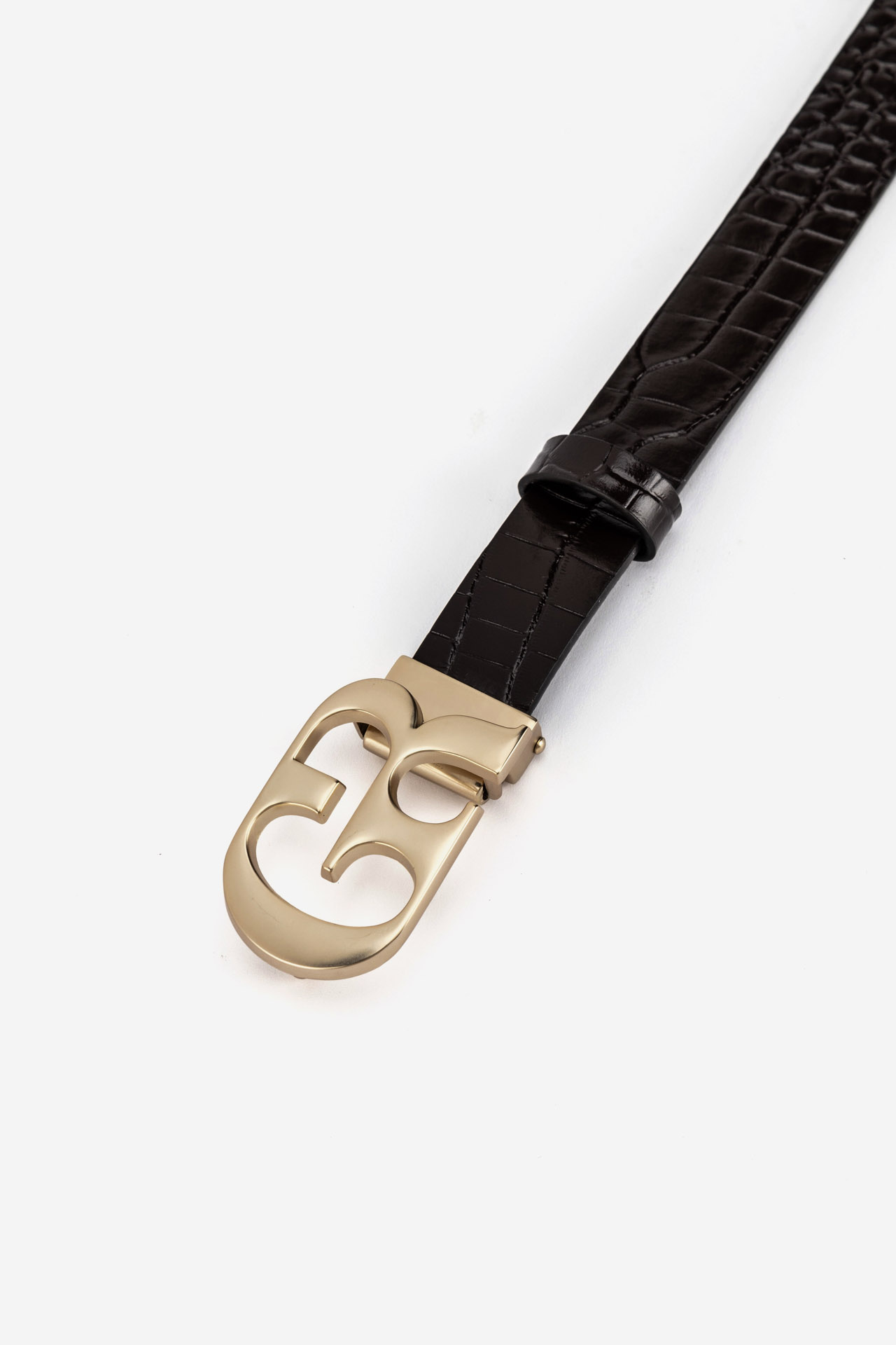 Dámský pásek TMAVĚ HNĚDÁ