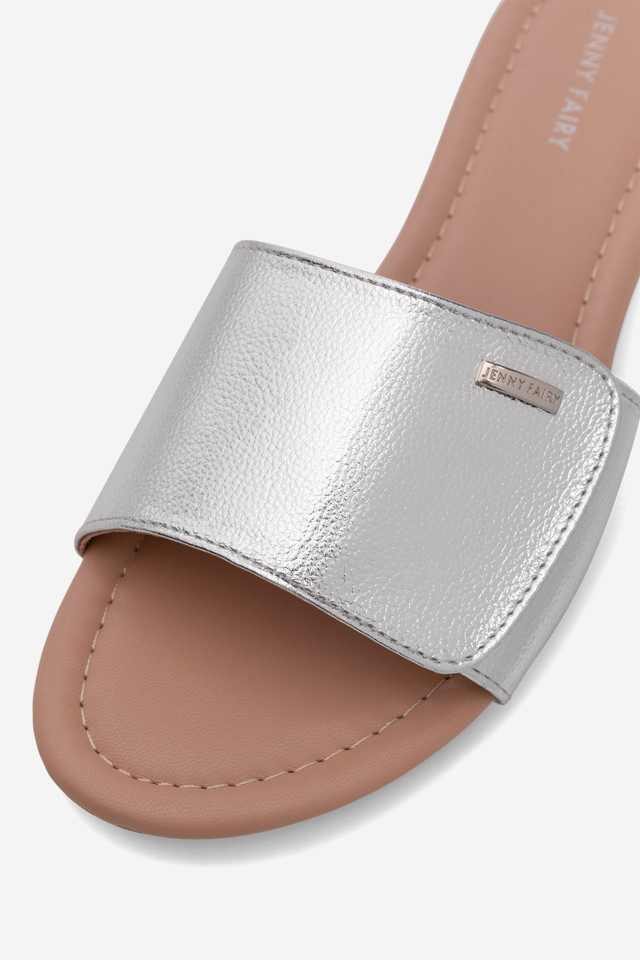 Pantofle STŘÍBRNÁ