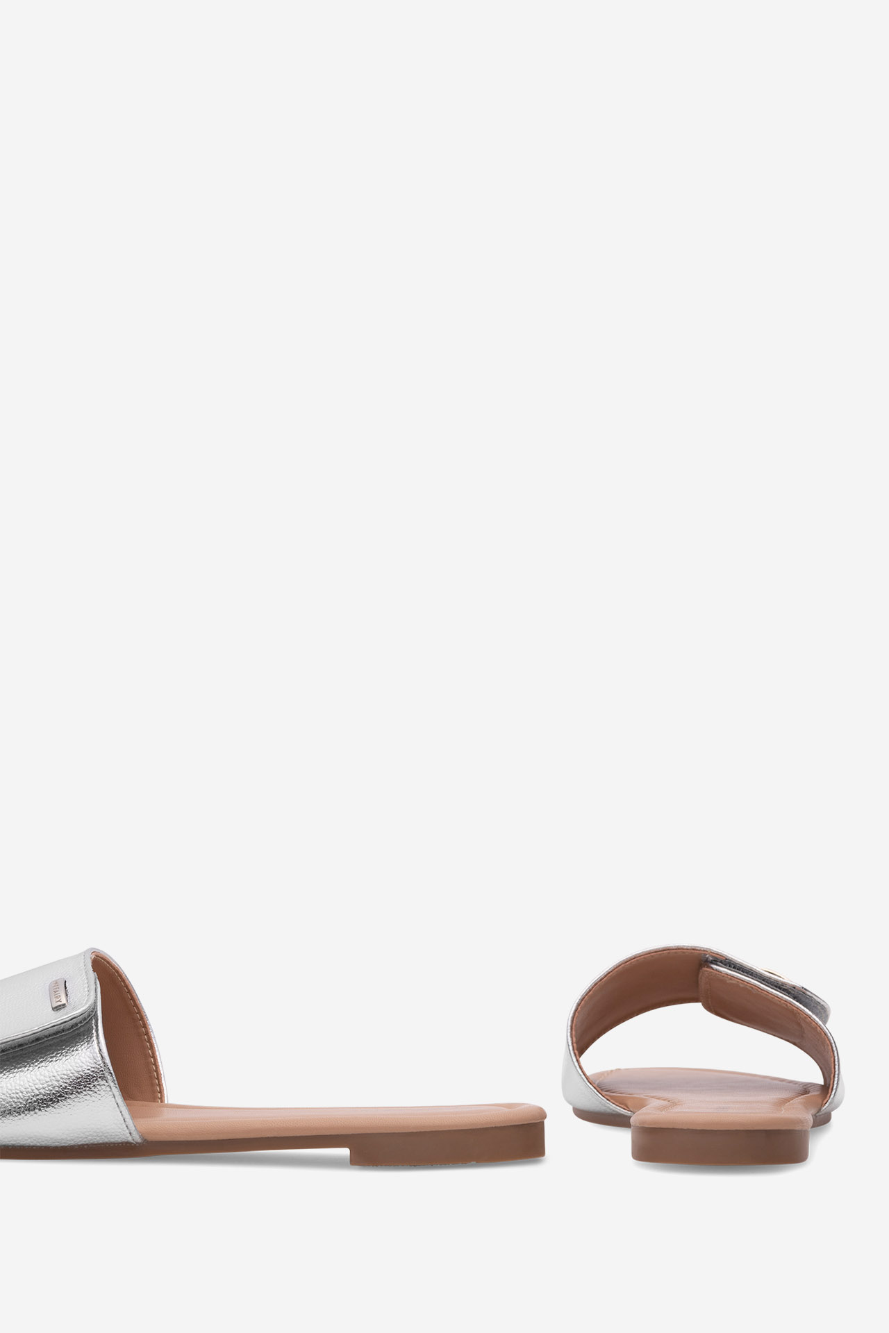 Pantofle STŘÍBRNÁ