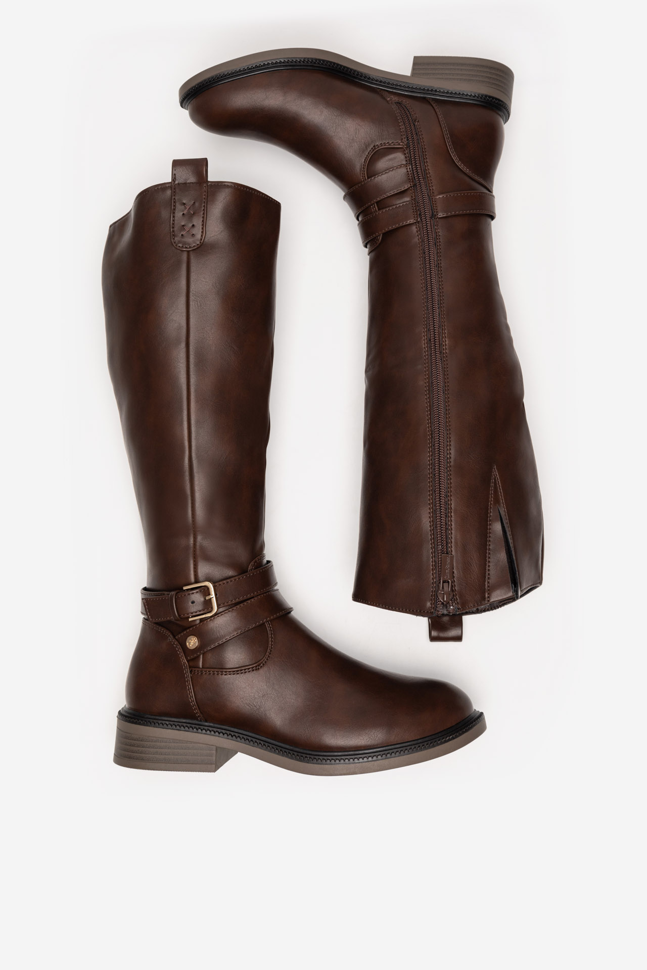 Čižmy Tmavo hnedá