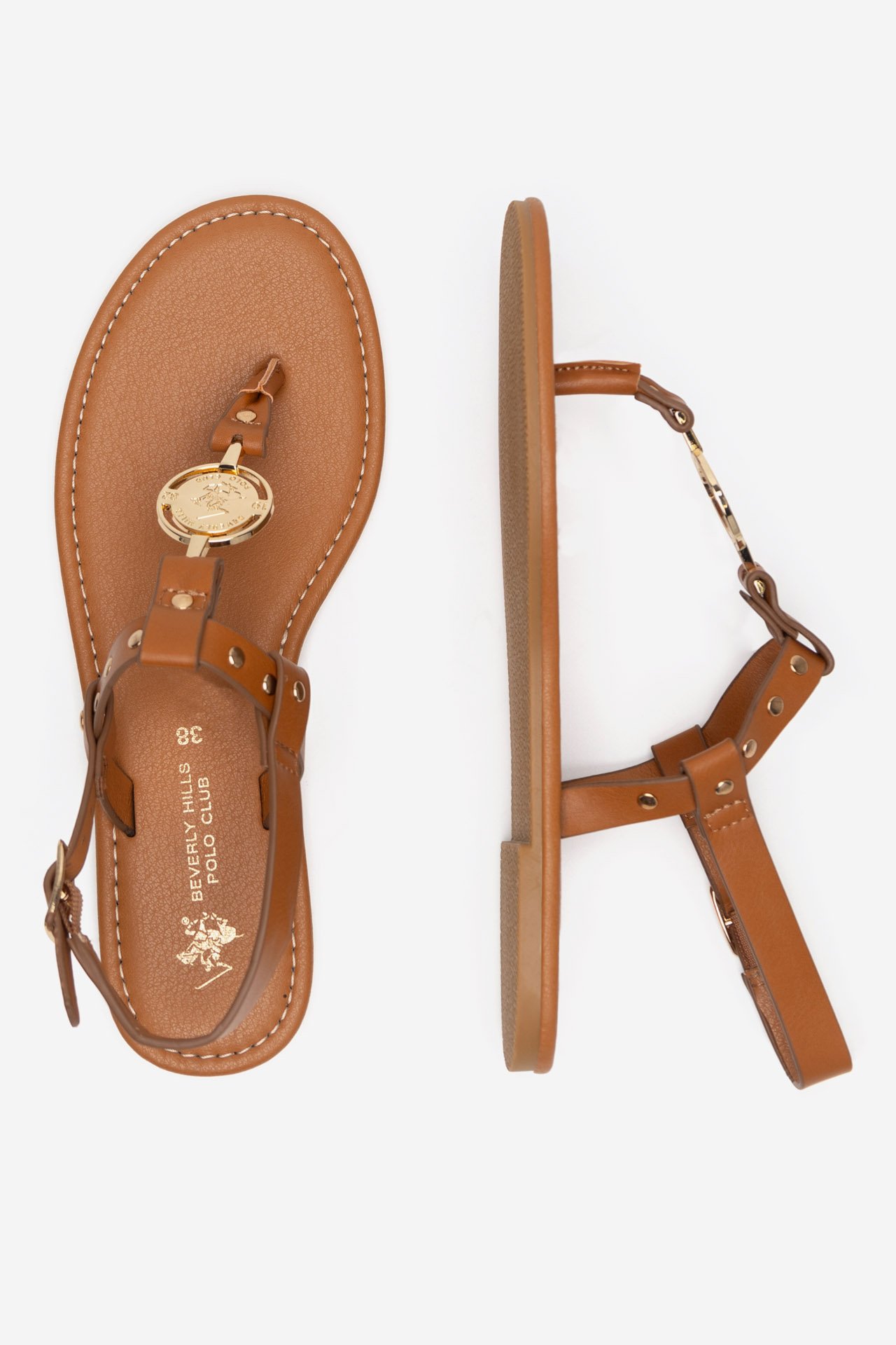 Sandále Svetlo hnedá