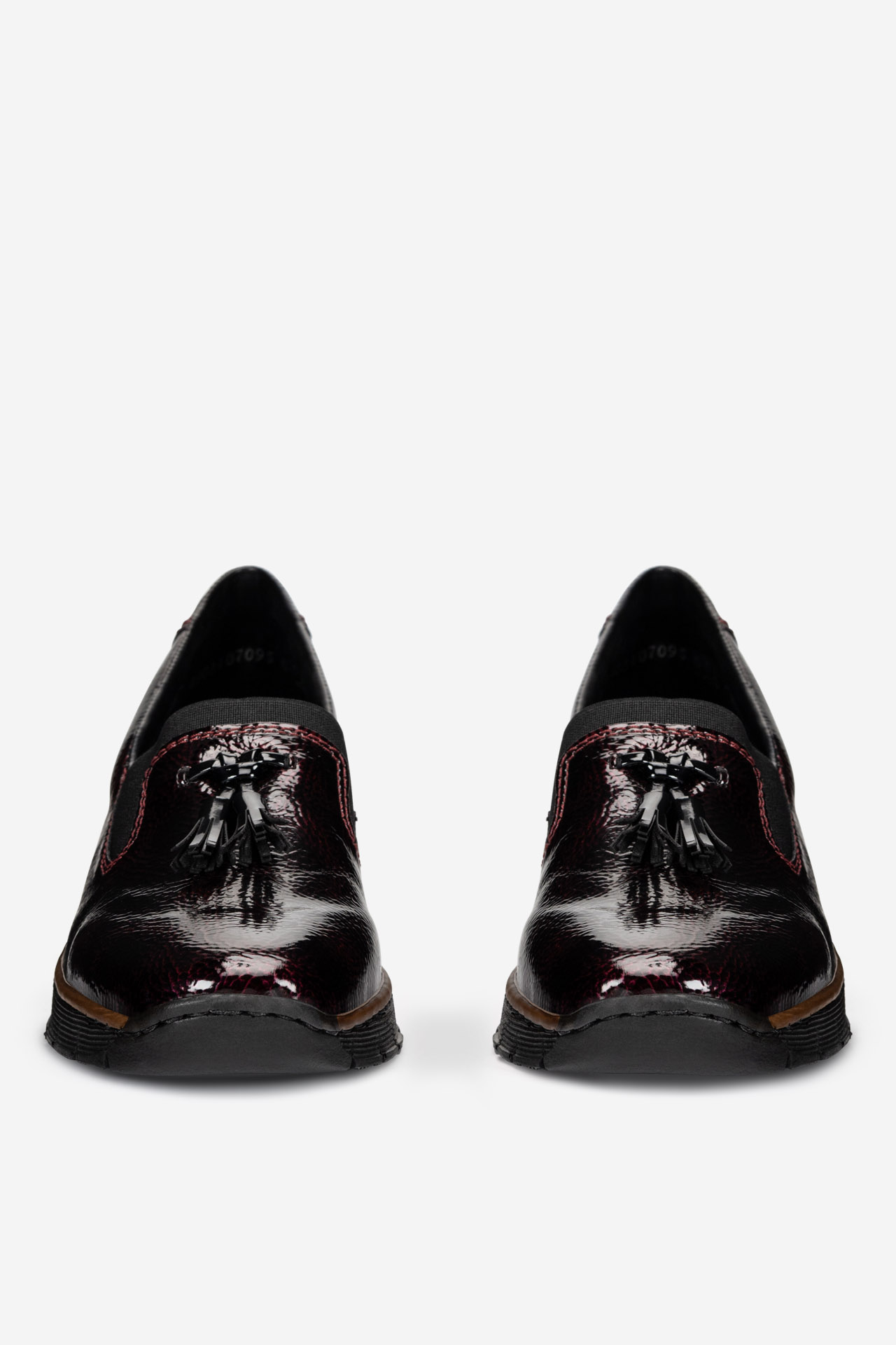 Nizki čevlji Bordo rdeča