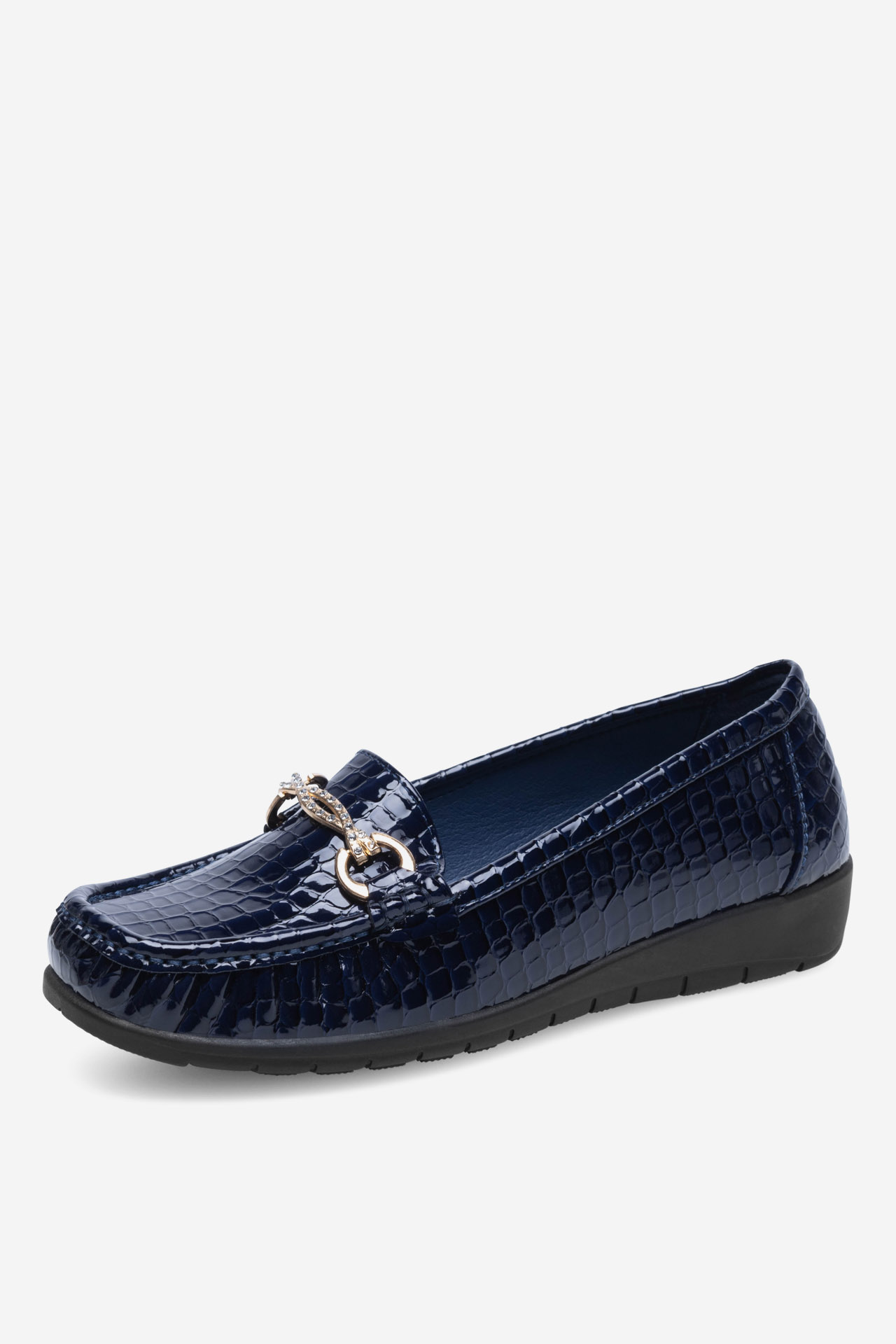 Mokasíny TMAVĚ MODRÁ