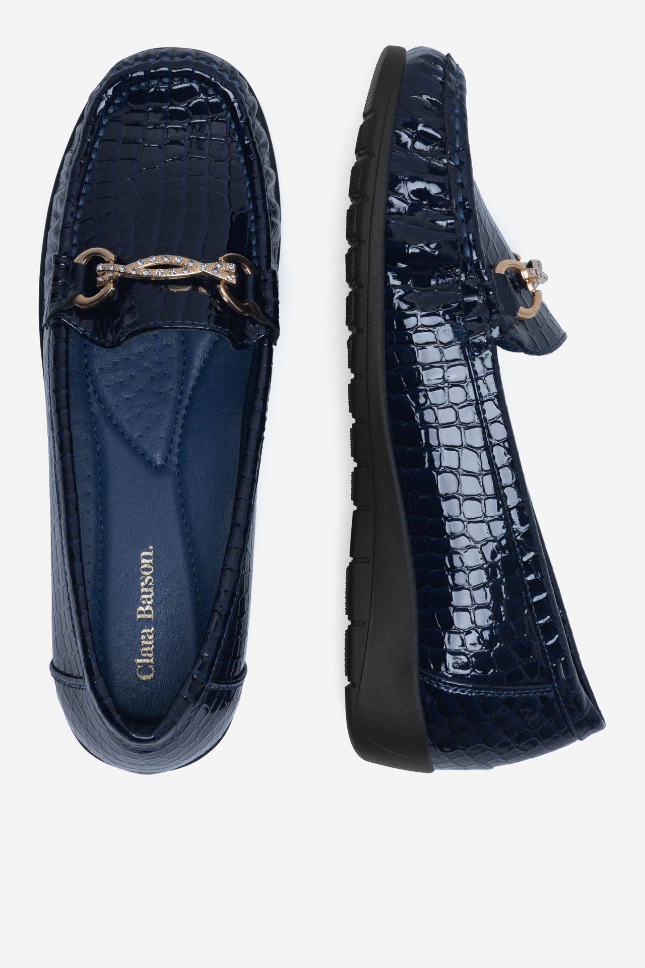 Mokasíny TMAVĚ MODRÁ