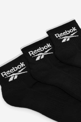 Reebok R0362-SS24 (3-PACK) Črna