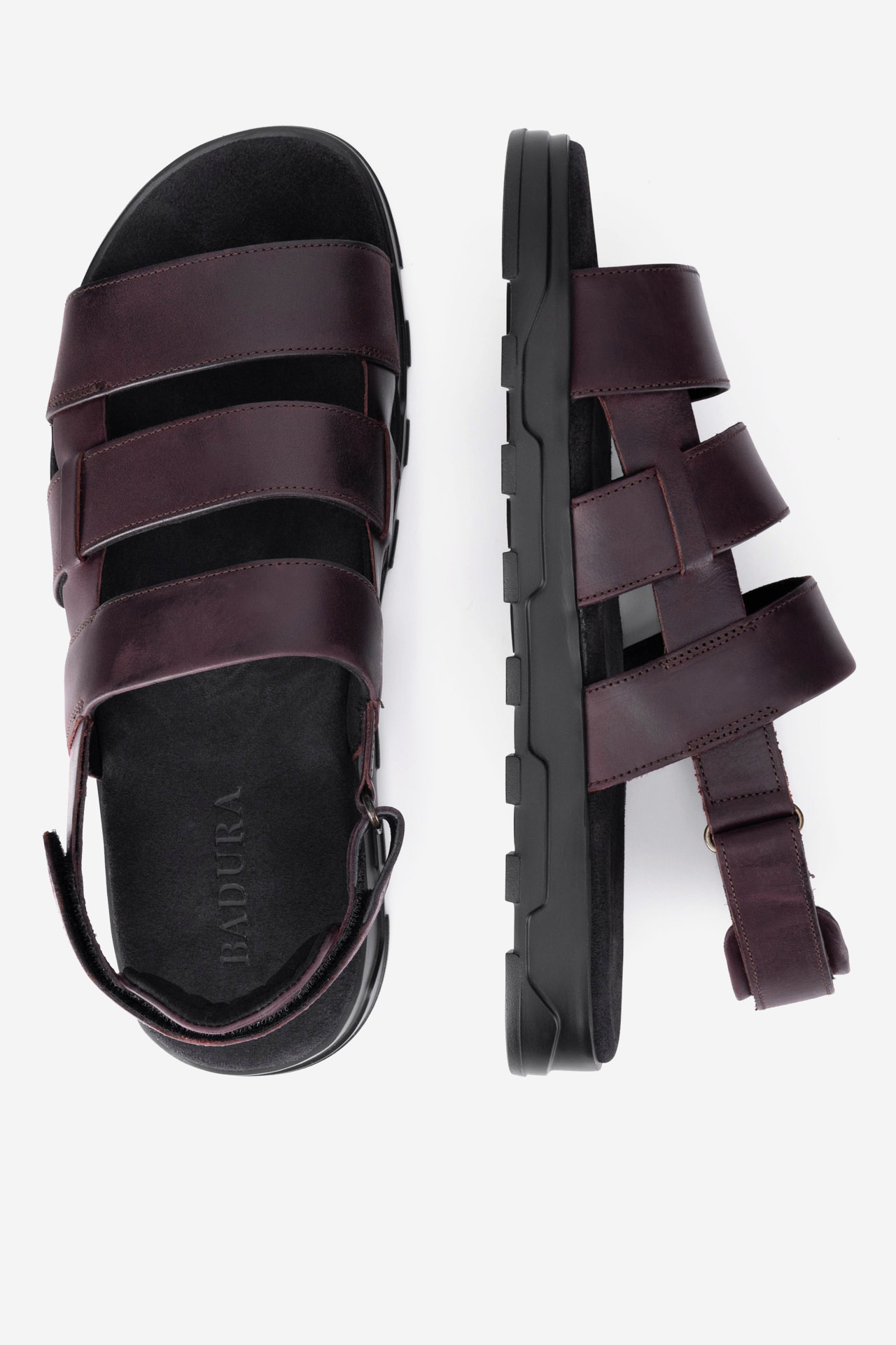 Sandály BORDÓ