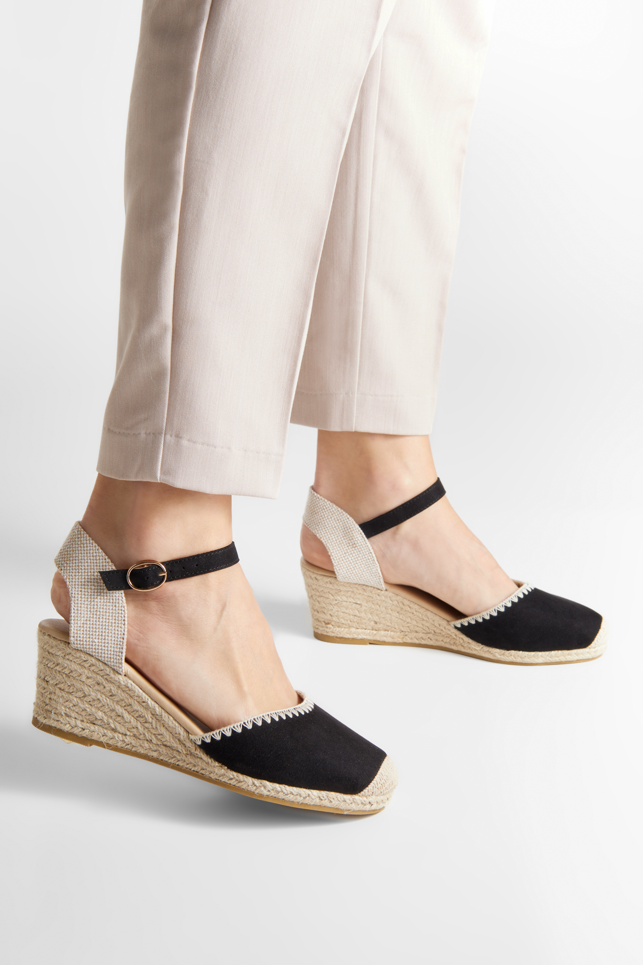 Espadrilky ČERNÁ
