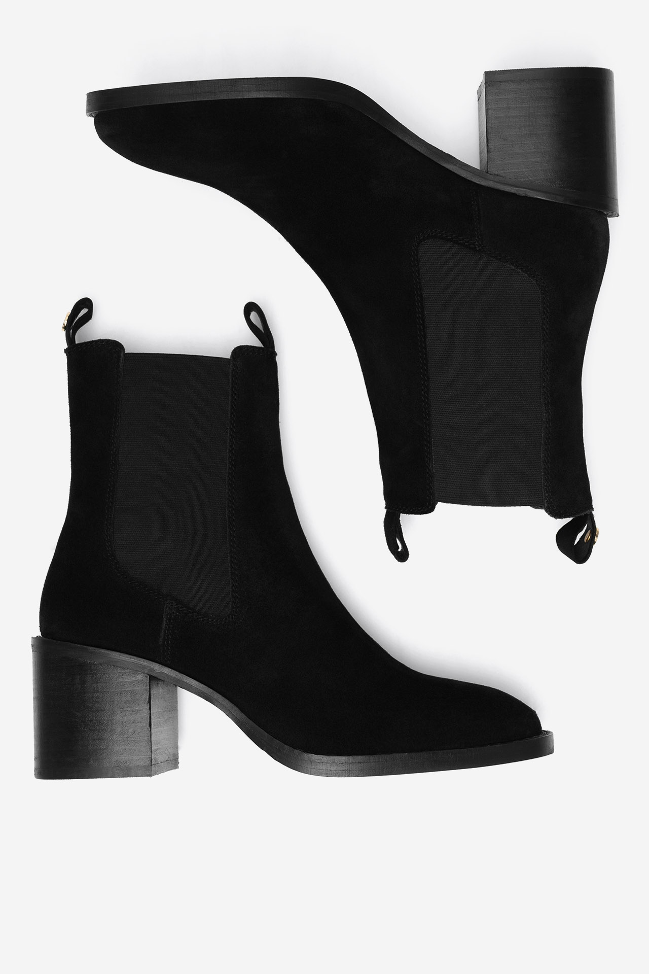 Kotníková obuv ČERNÁ