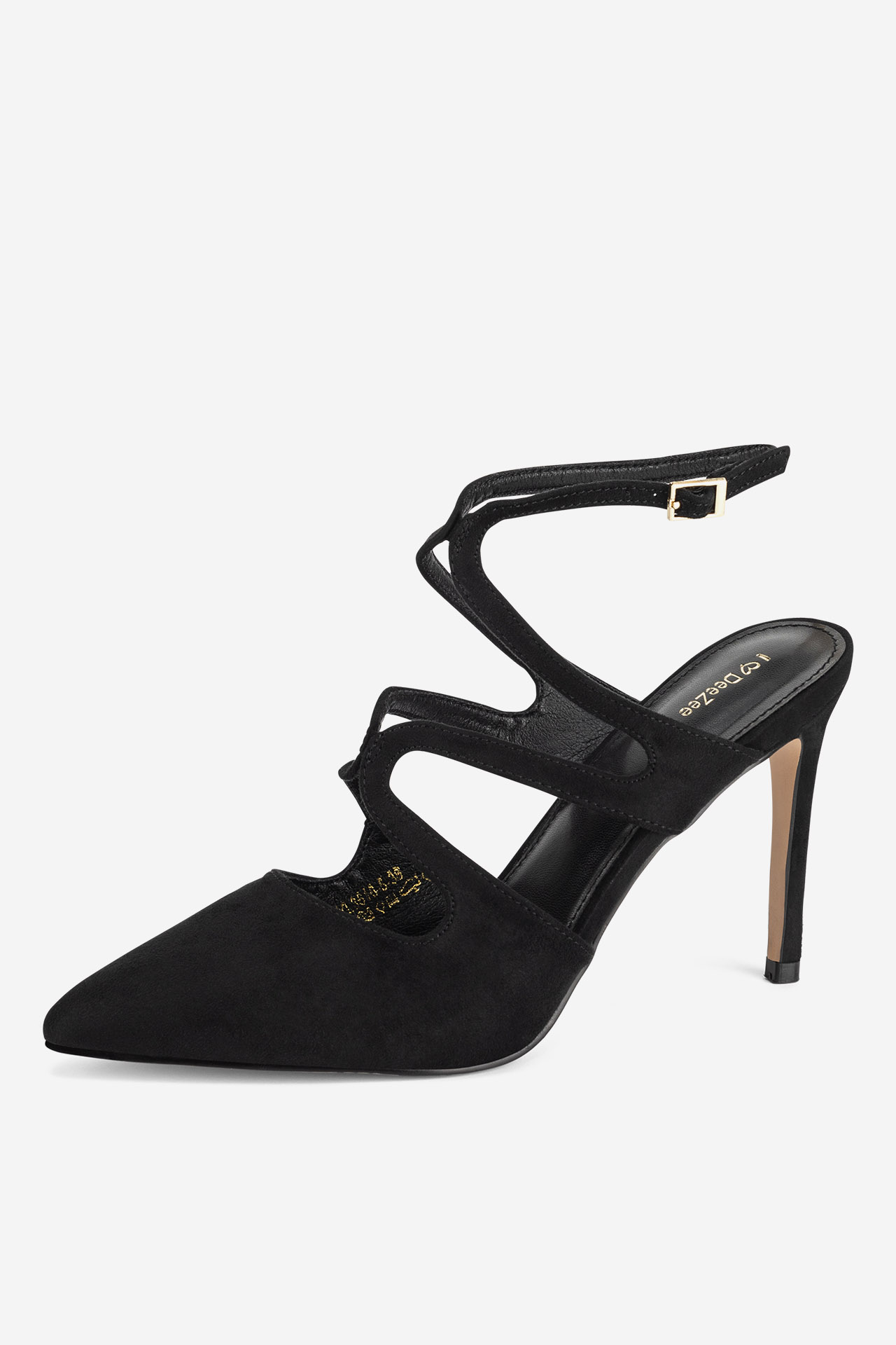 Čevlji z visoko peto Črna