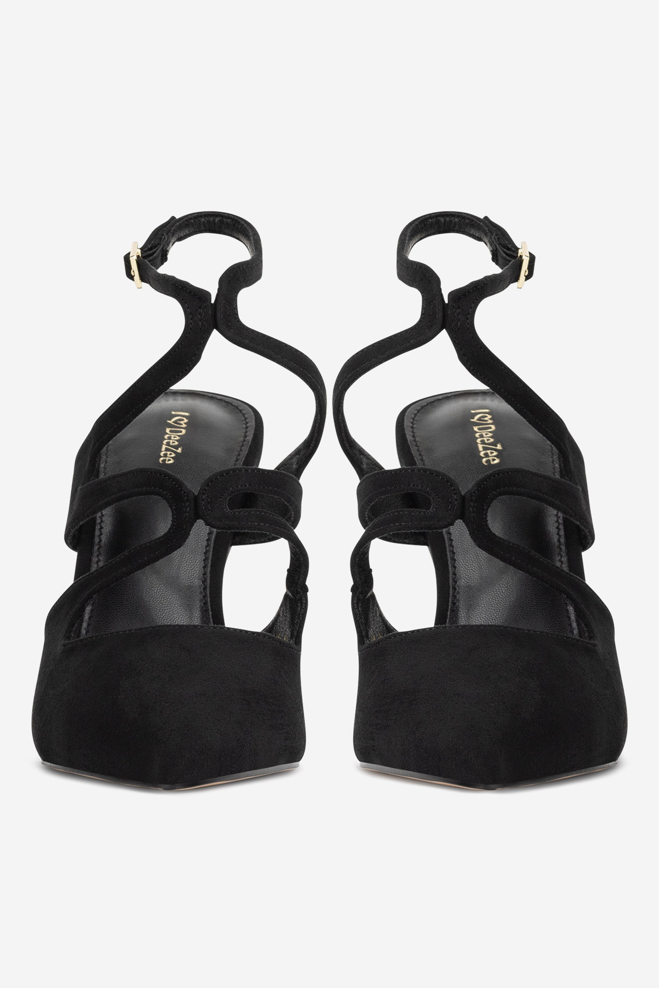 Čevlji z visoko peto Črna