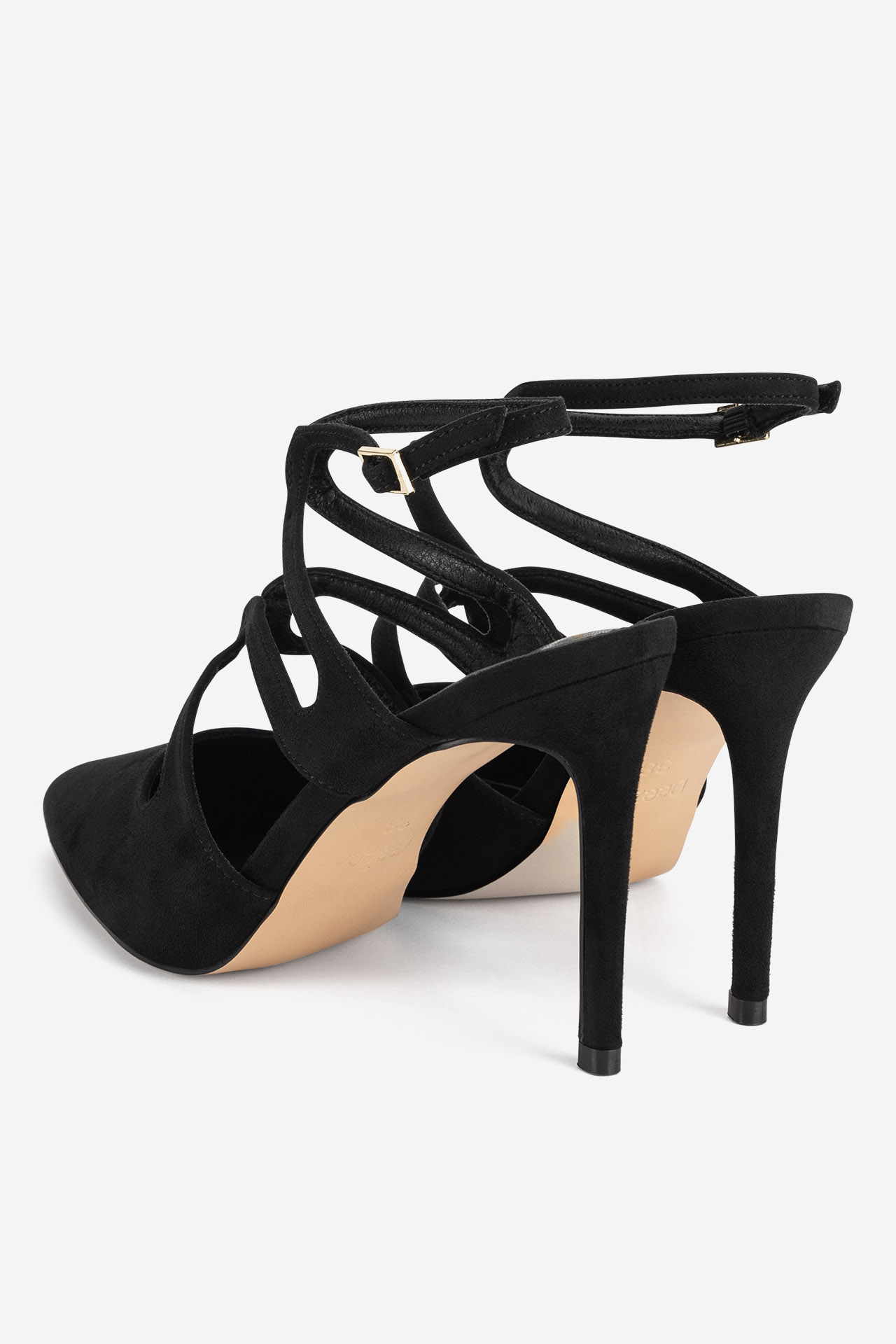 Čevlji z visoko peto Črna