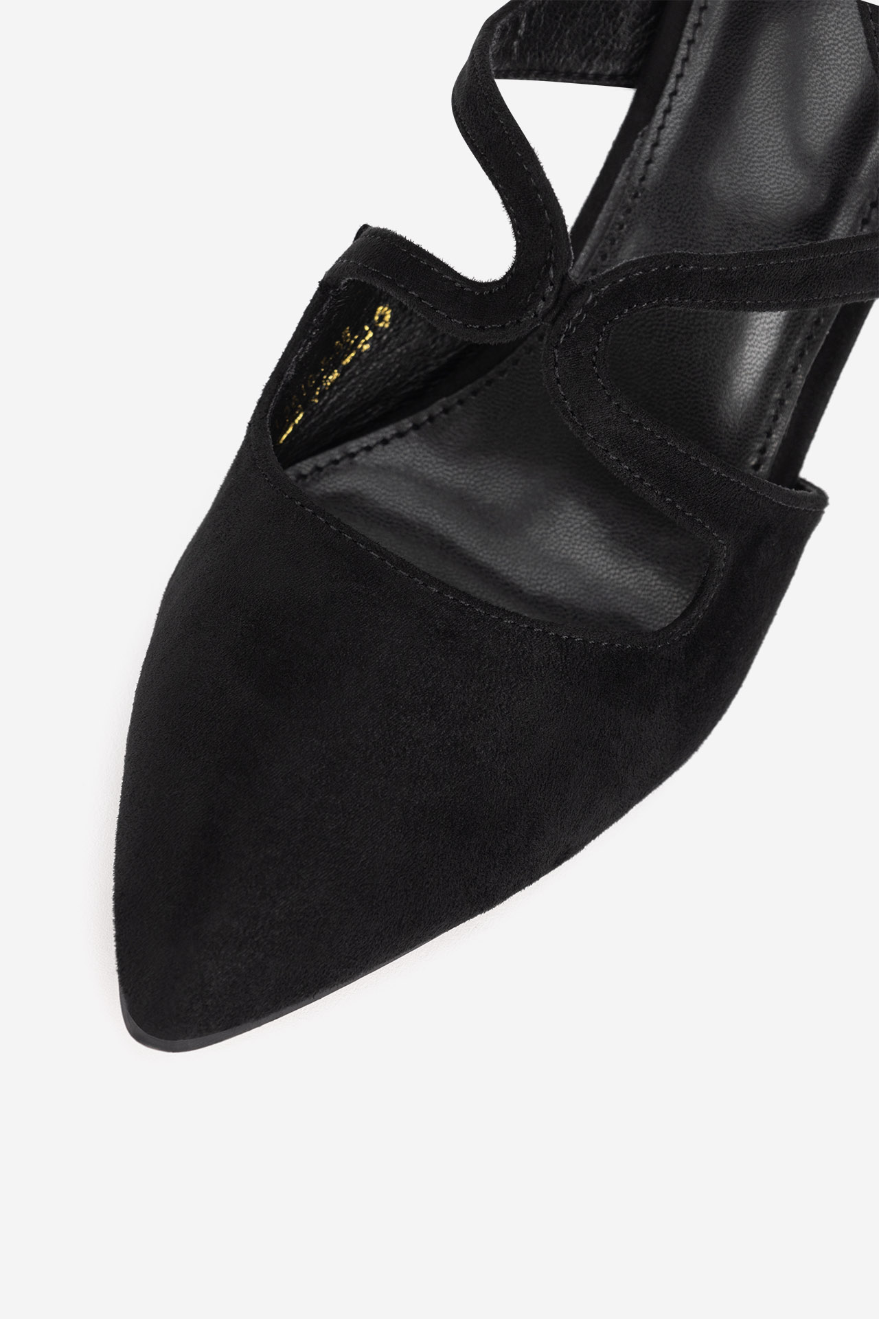 Čevlji z visoko peto Črna