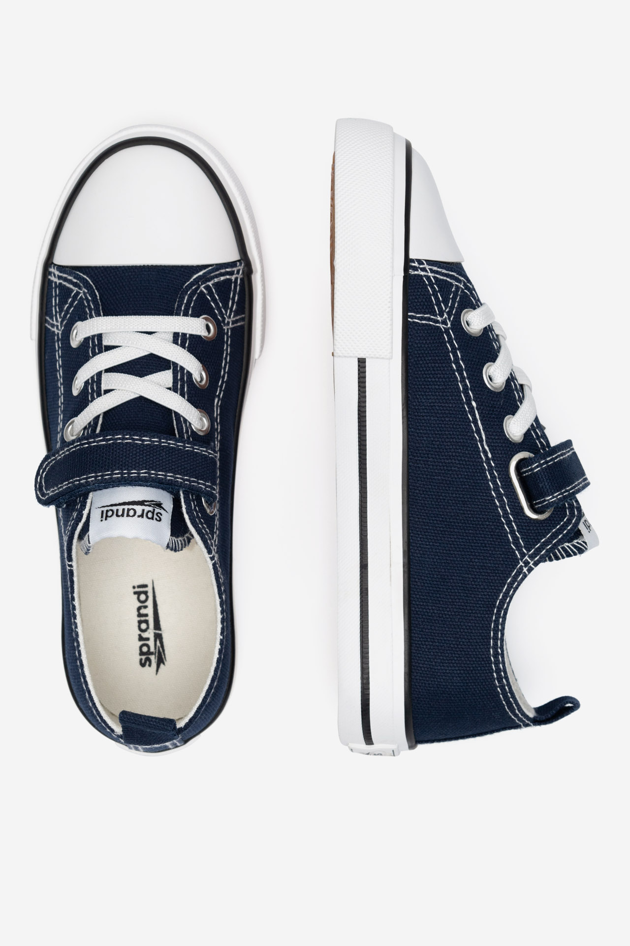 Plátěná obuv TMAVĚ MODRÁ