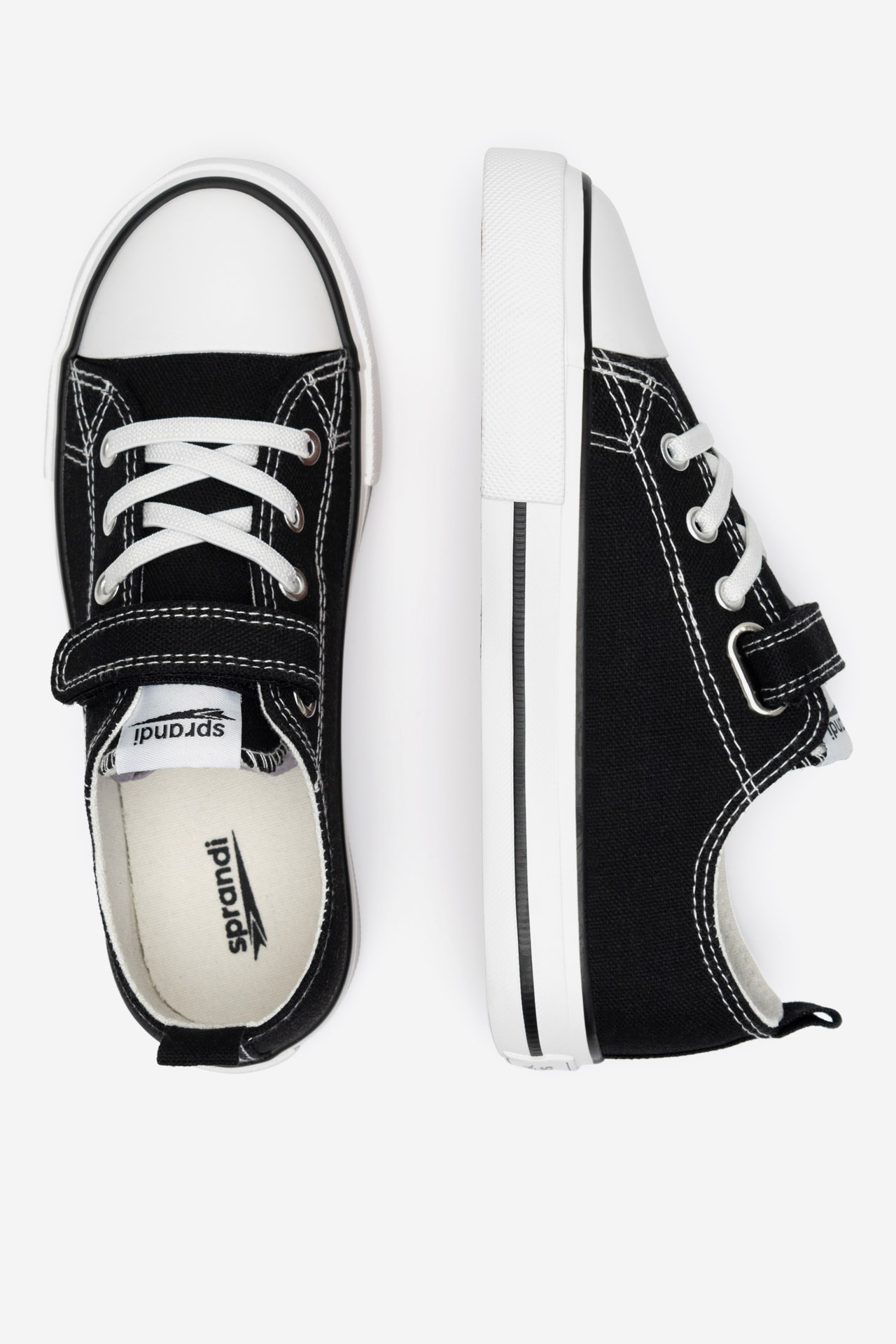 Platnene superge Črna