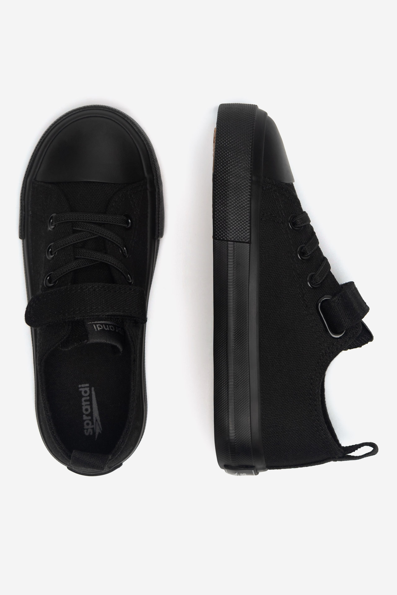 Platnene superge Črna