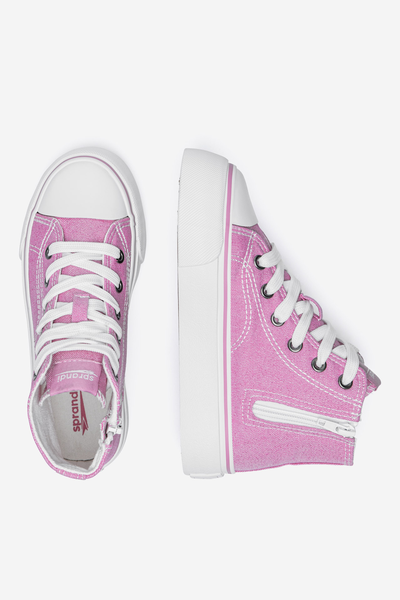 Platnene superge Roza