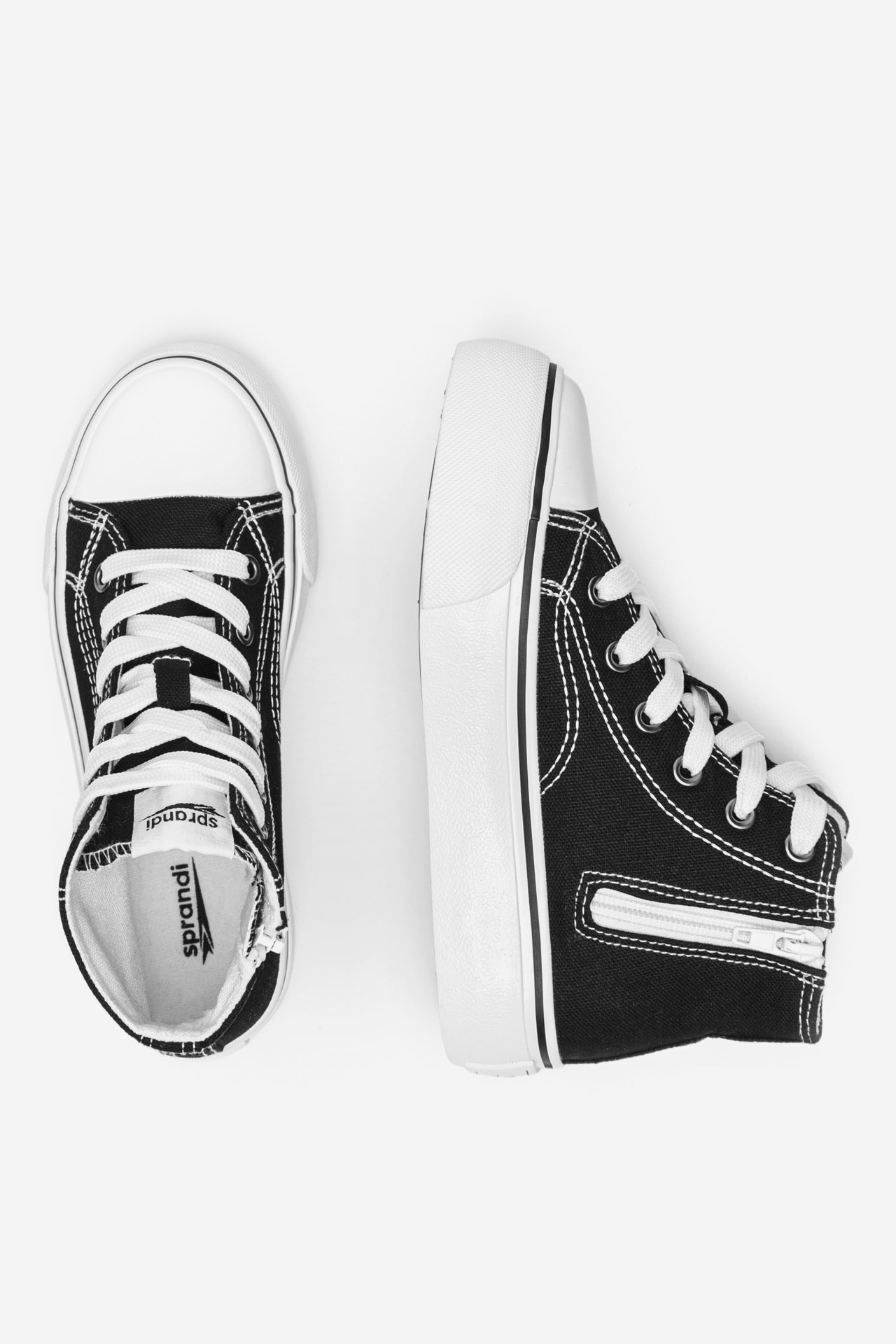 Platnene superge Črna