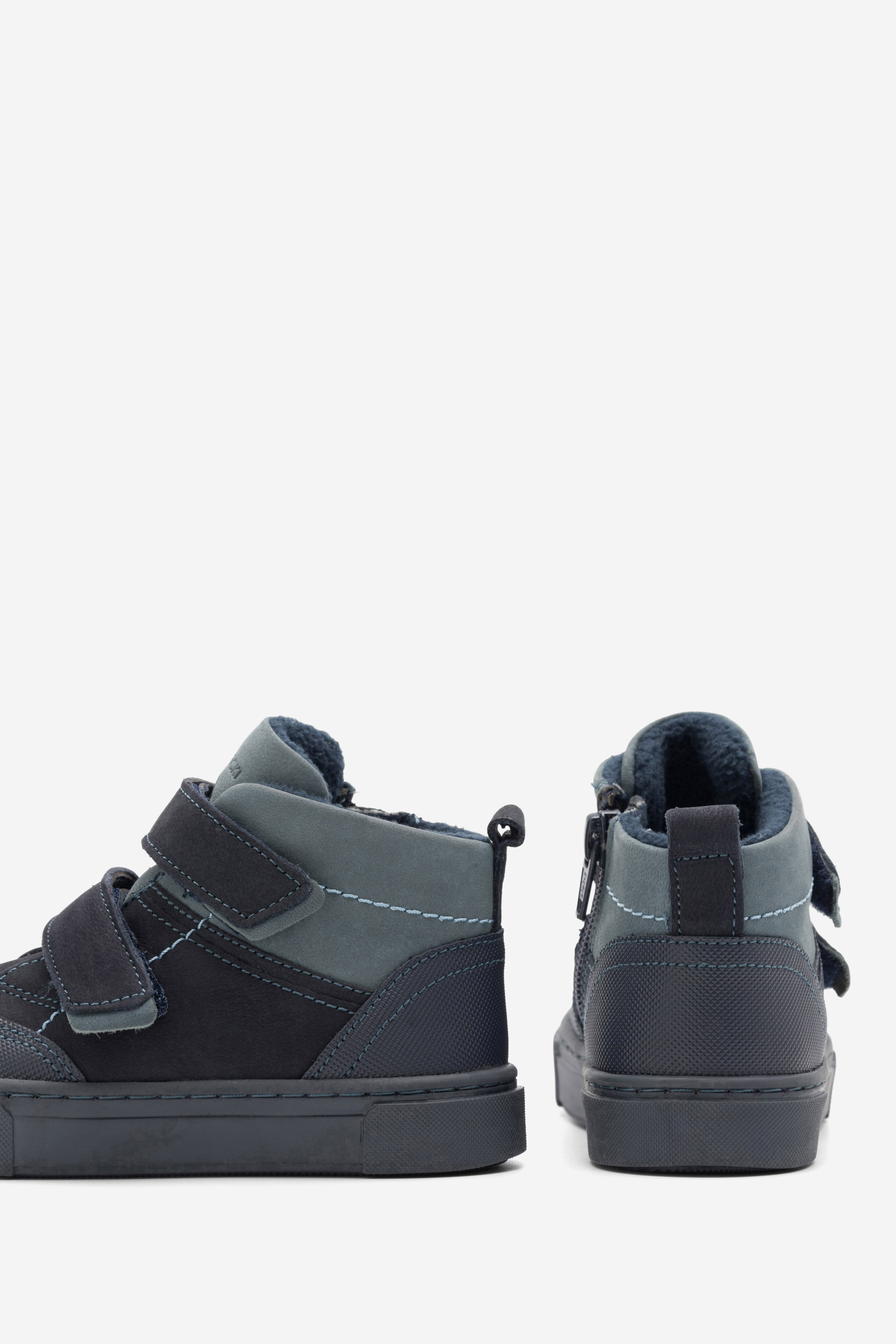 Šněrovací vyšší obuv TMAVĚ MODRÁ