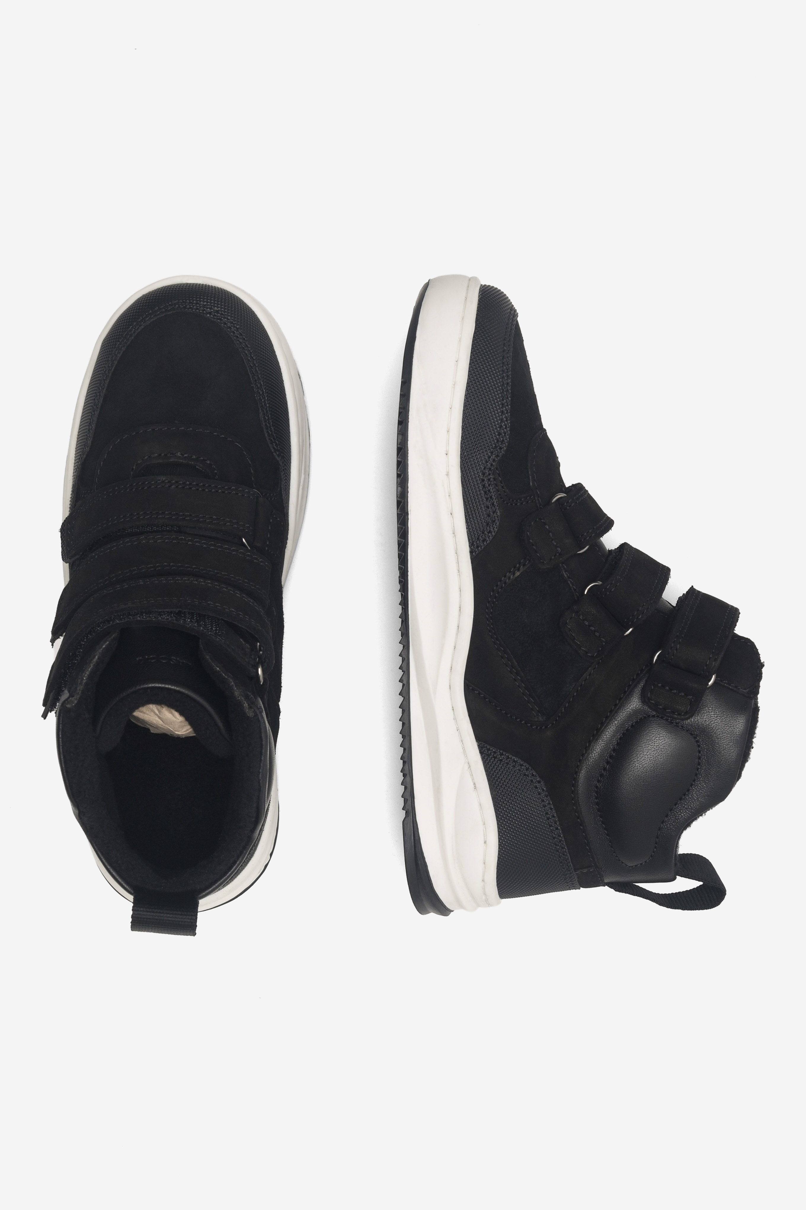 Gležnjarji z vezalkami Črna