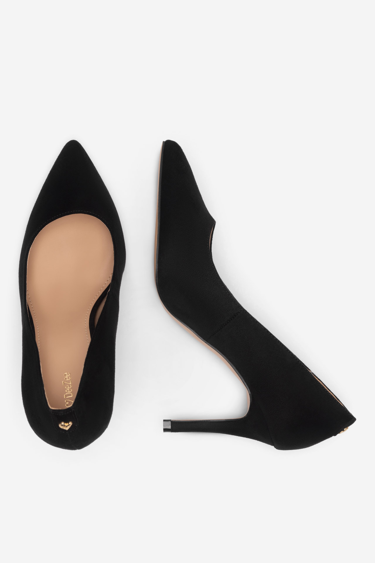 Čevlji z visoko peto Črna