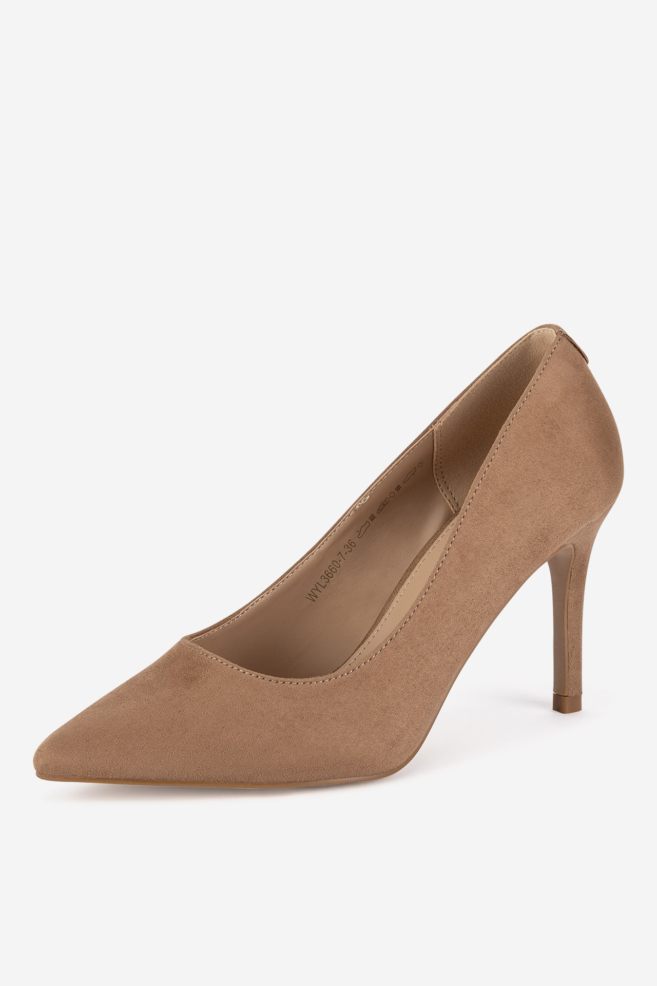 Čevlji z visoko peto Bež