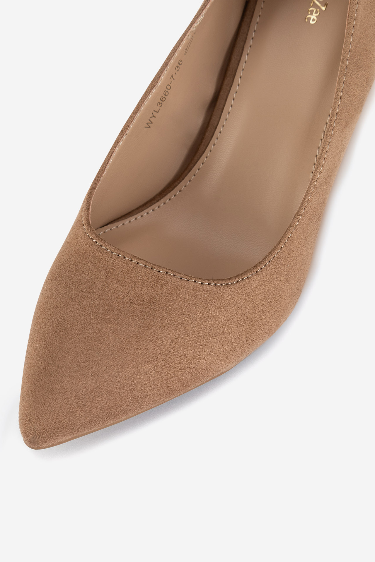 Čevlji z visoko peto Bež