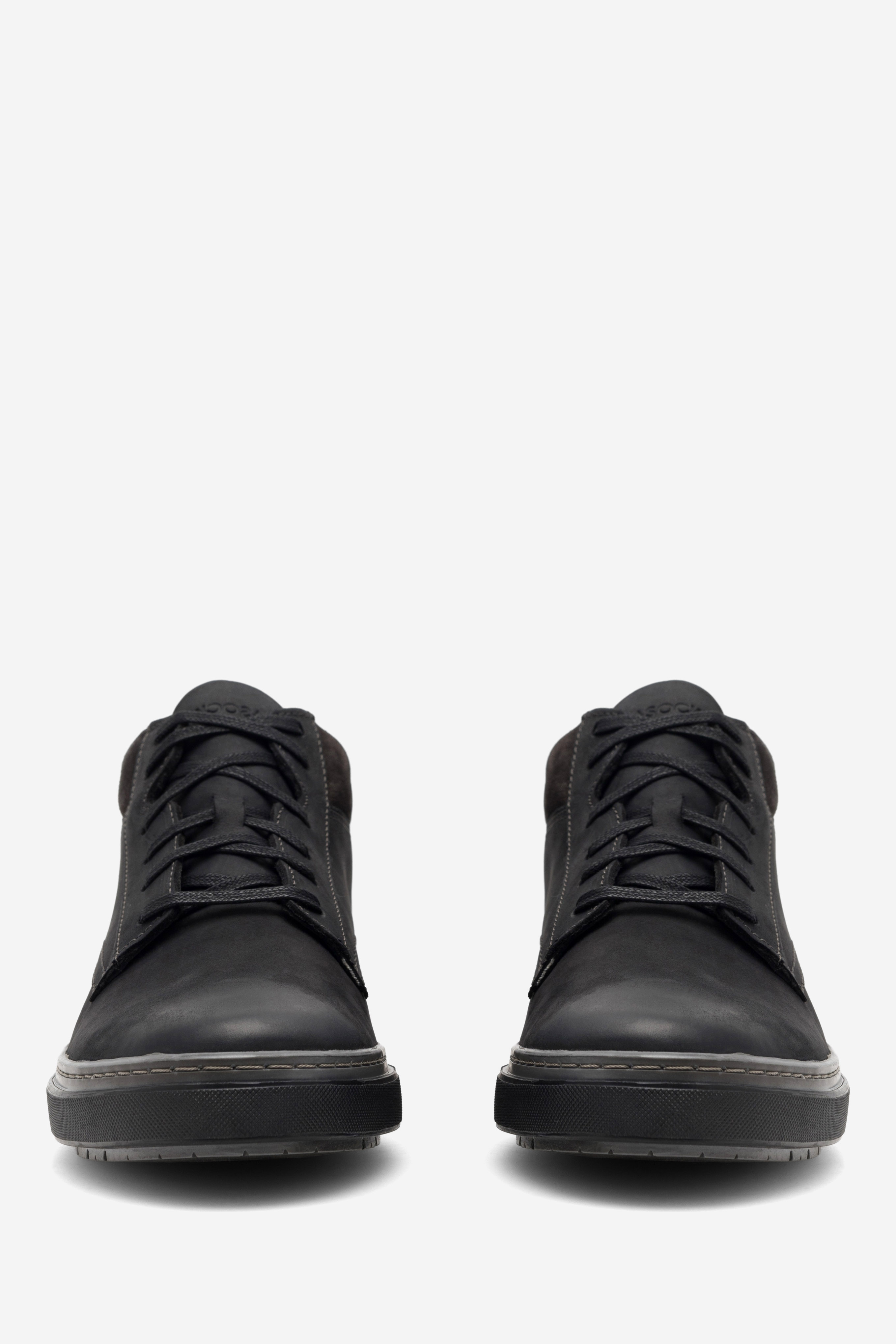 Šněrovací vyšší obuv ČERNÁ