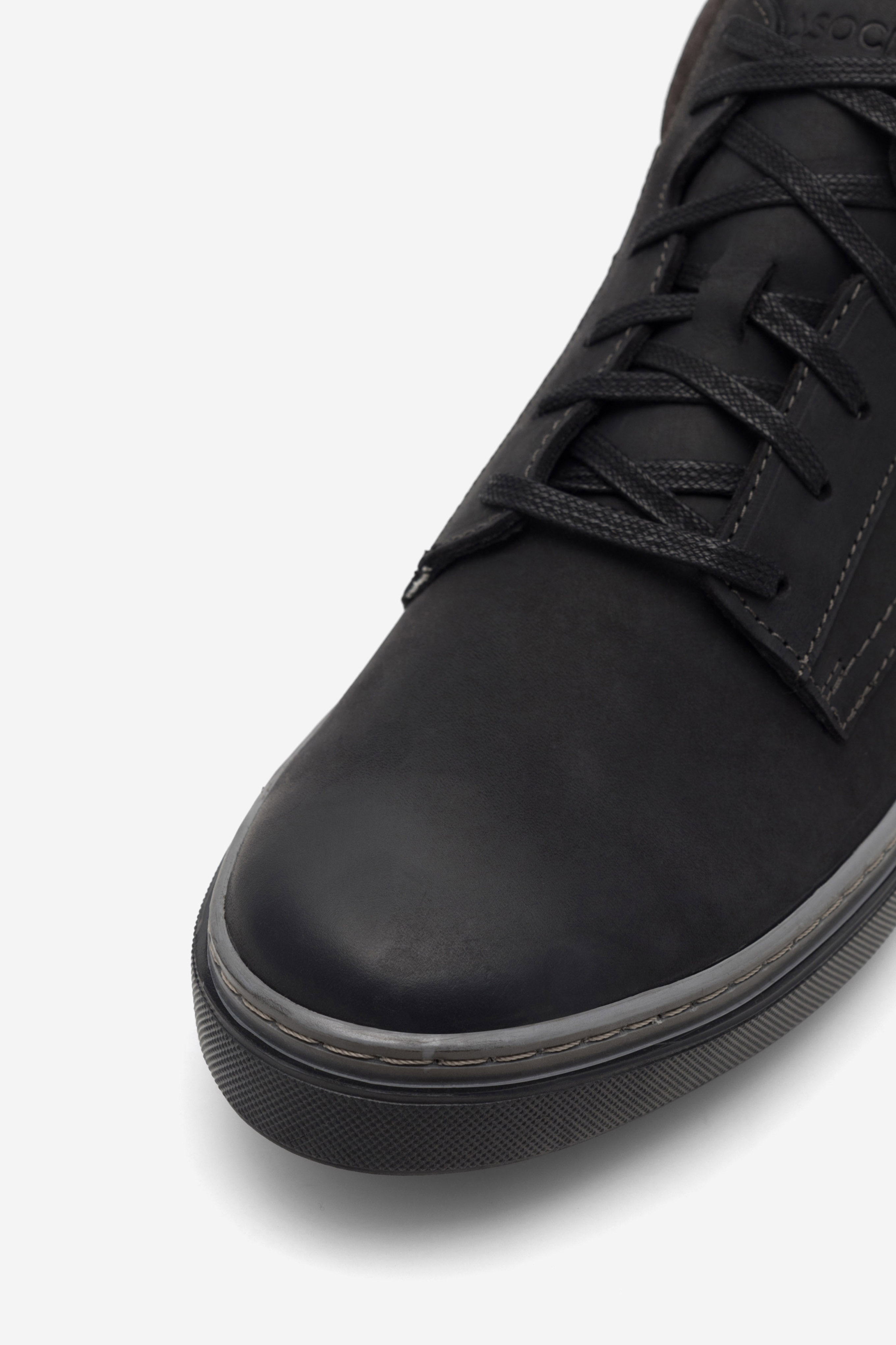 Šněrovací vyšší obuv ČERNÁ