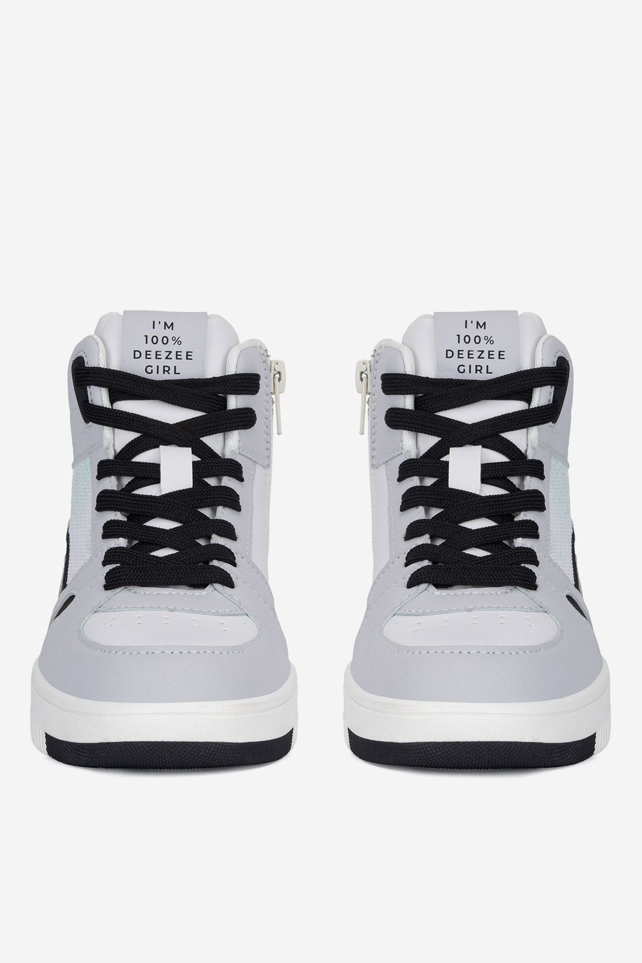 Šněrovací vyšší obuv ŠEDÁ