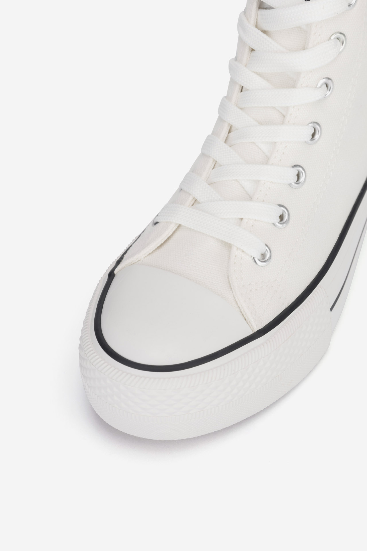 Plátěná obuv BÍLÁ