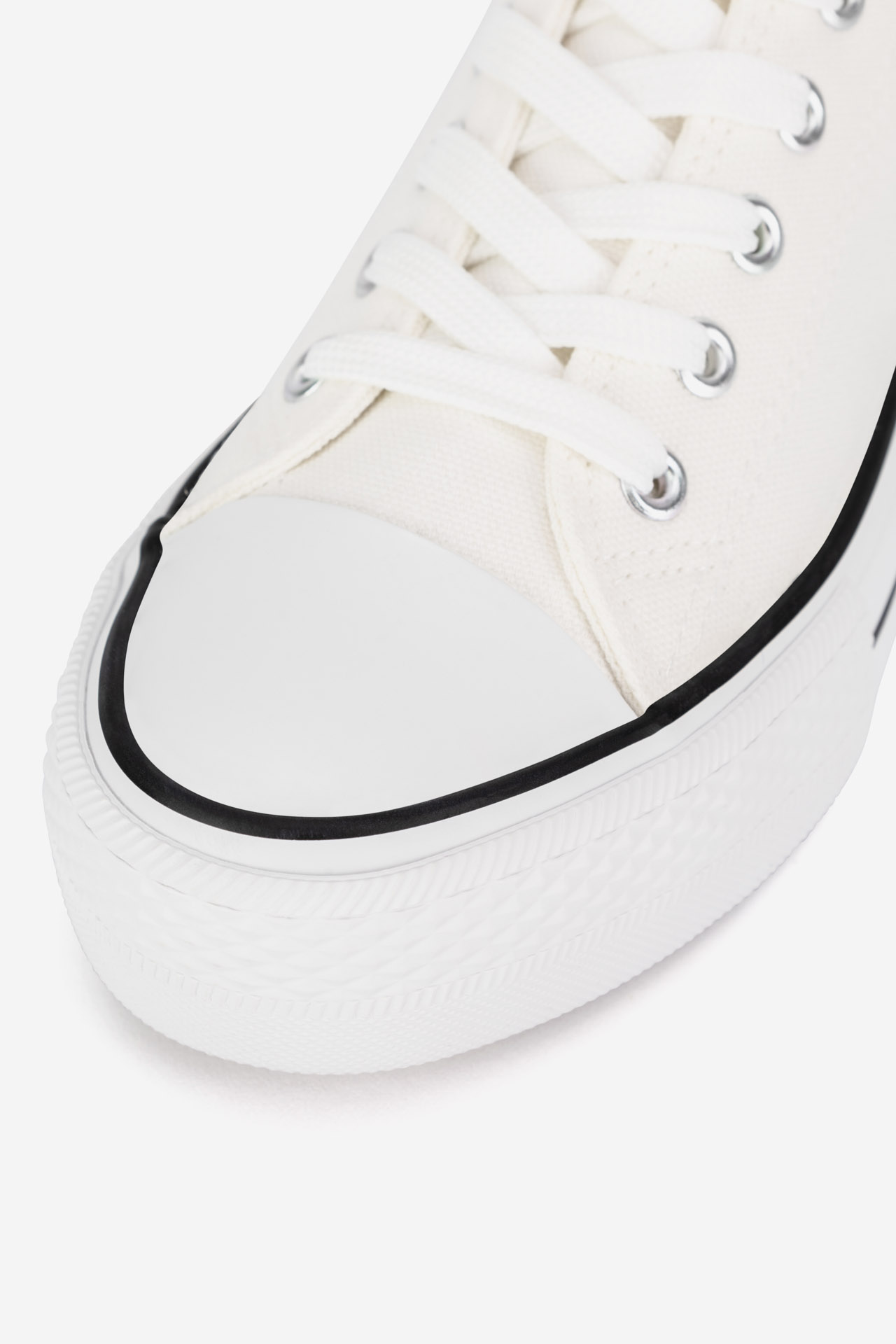 Plátěná obuv BÍLÁ