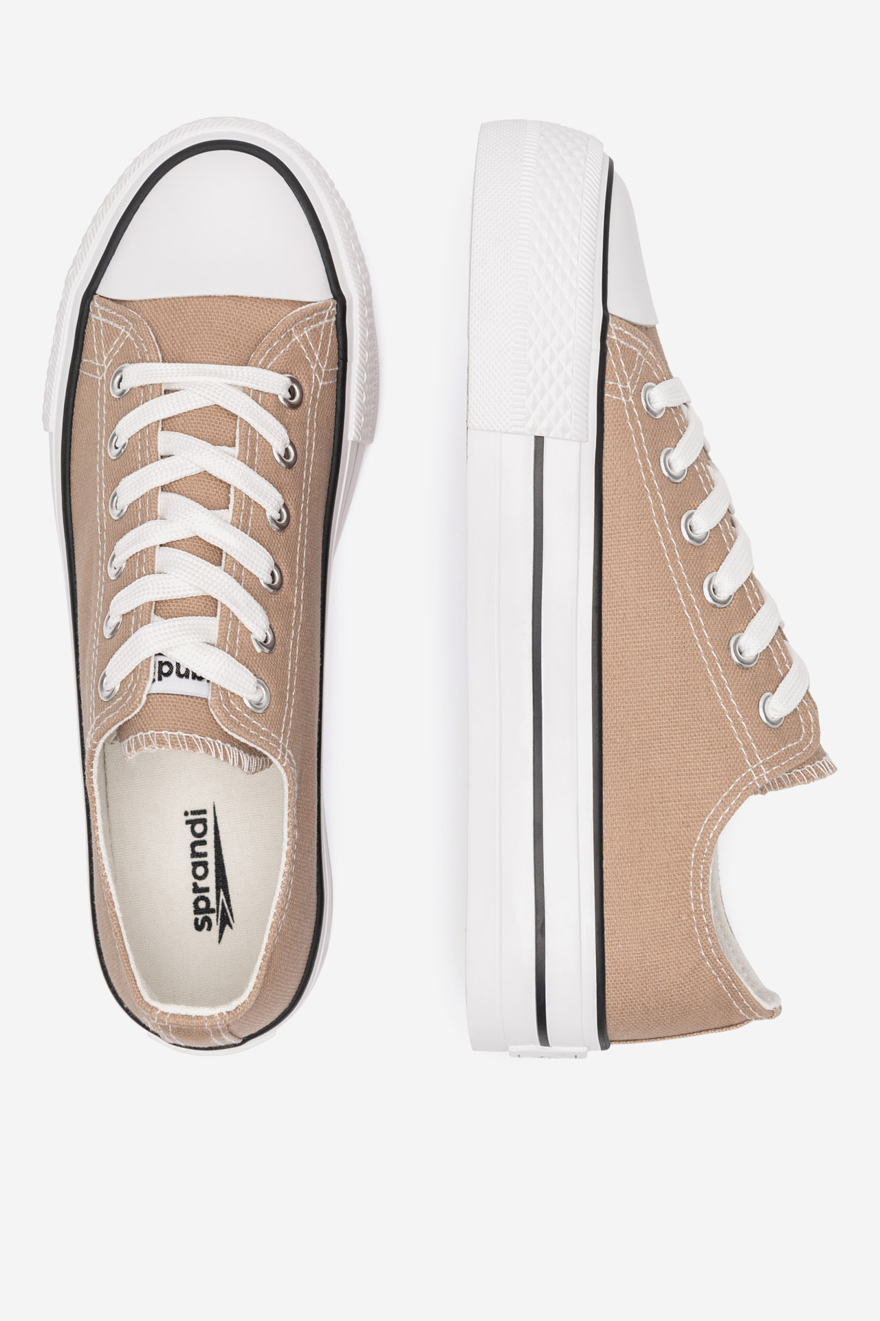 Plátěná obuv BÉŽOVÁ