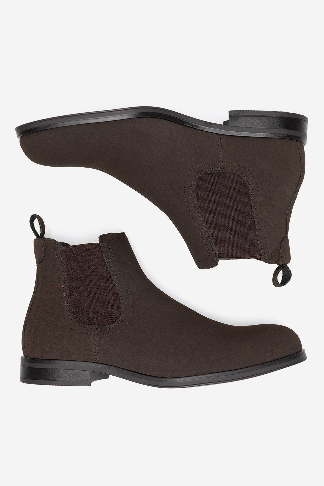 Gležnjarji chelsea Čokoladno rjava