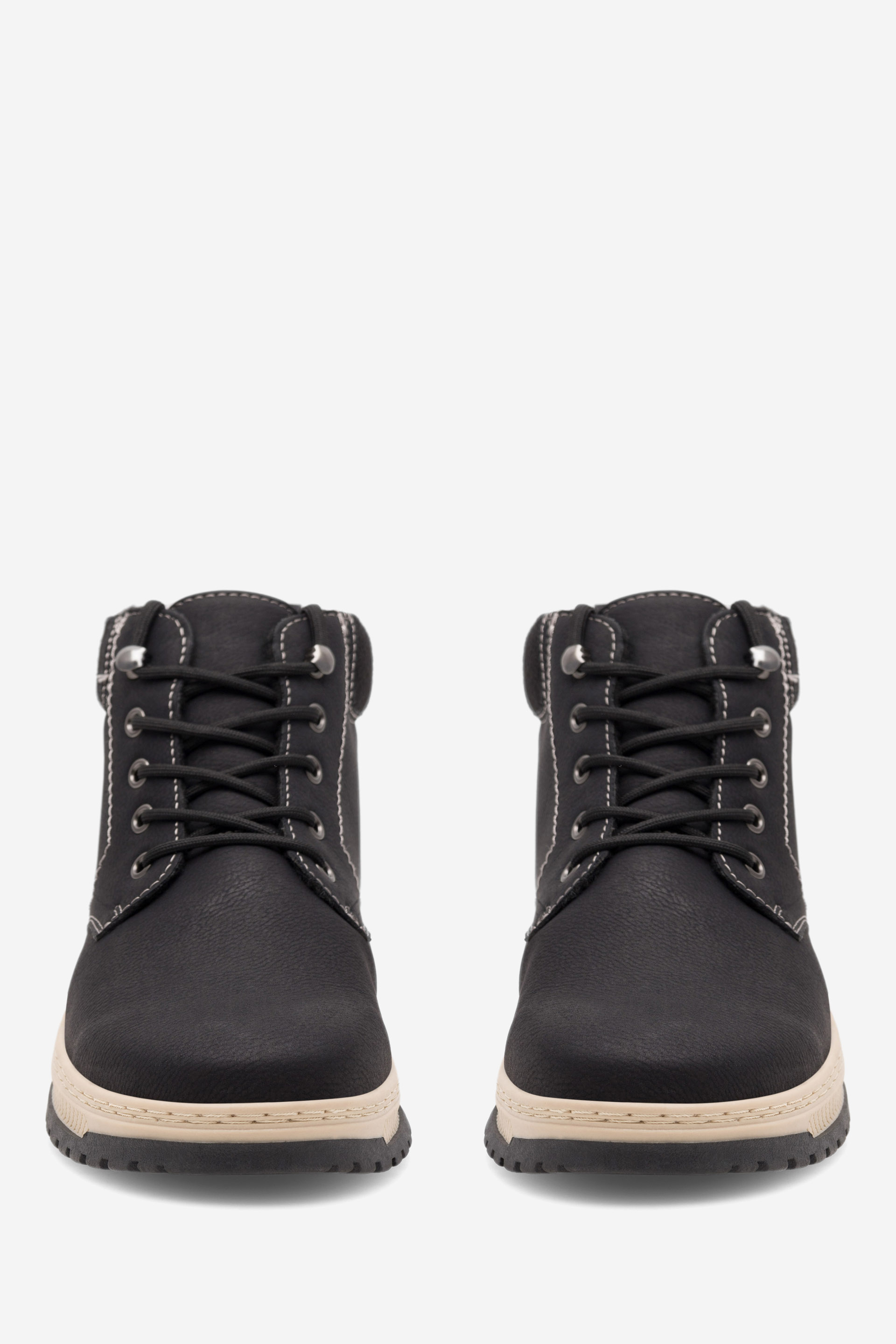 Gležnjarji z vezalkami Črna