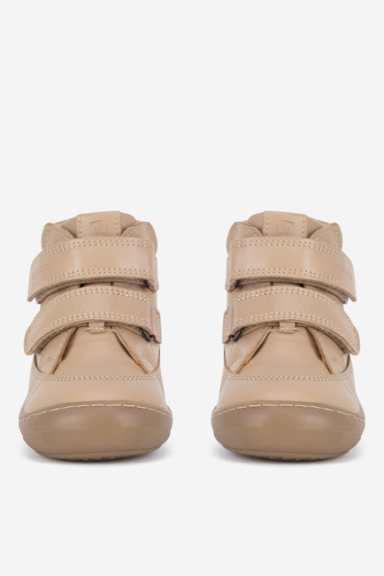 Šněrovací vyšší obuv BÉŽOVÁ