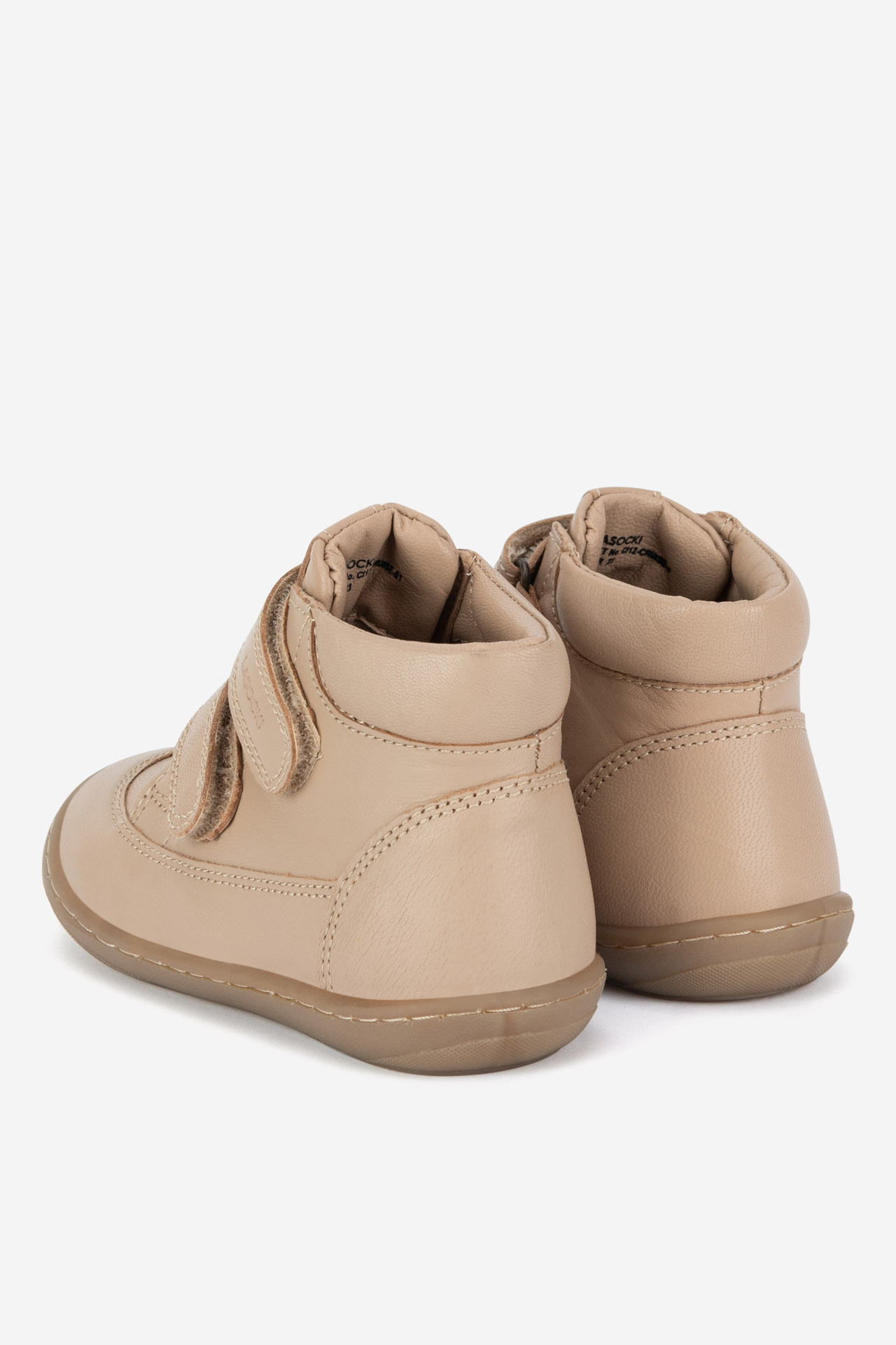 Šněrovací vyšší obuv BÉŽOVÁ