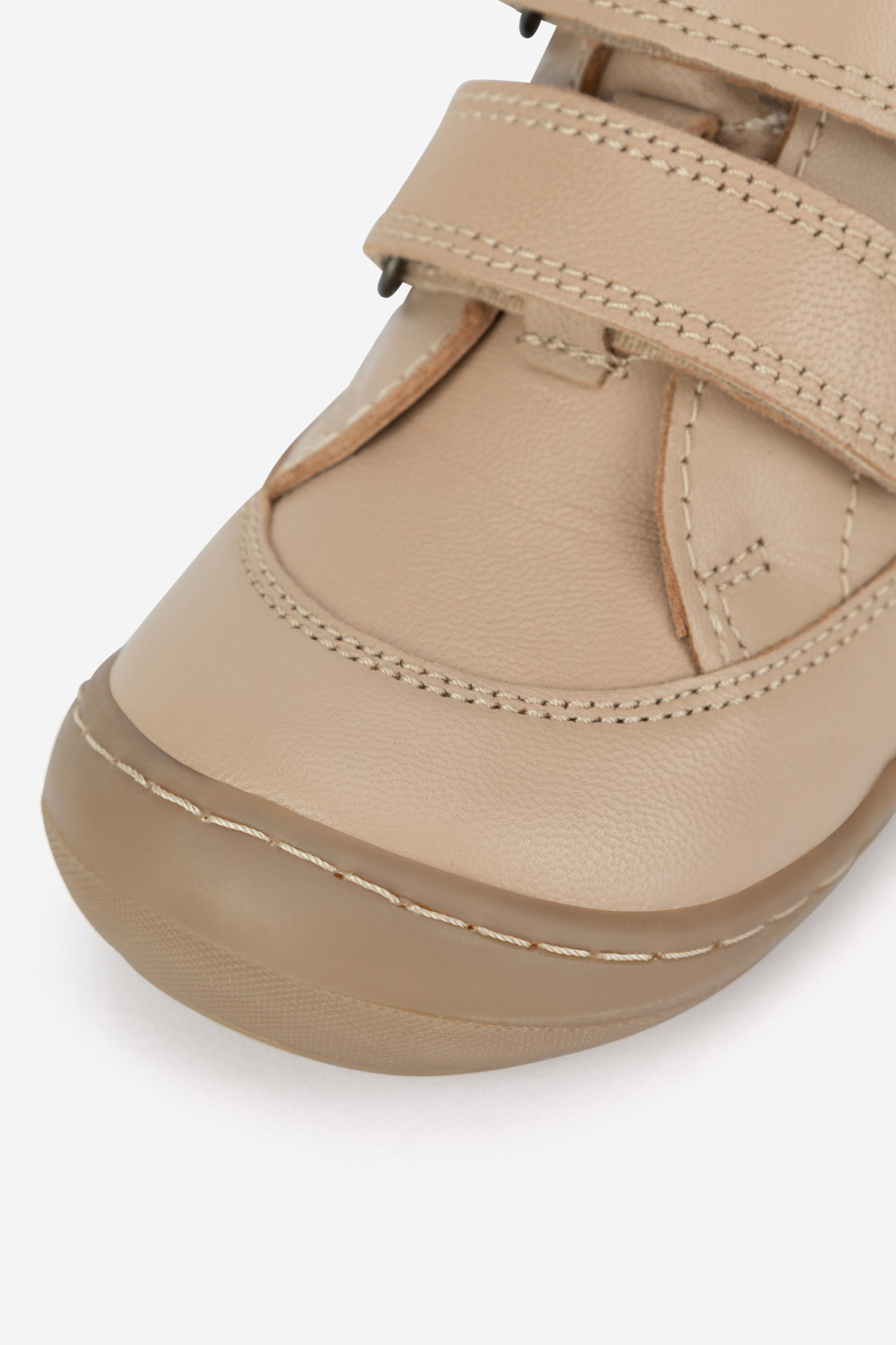 Šněrovací vyšší obuv BÉŽOVÁ