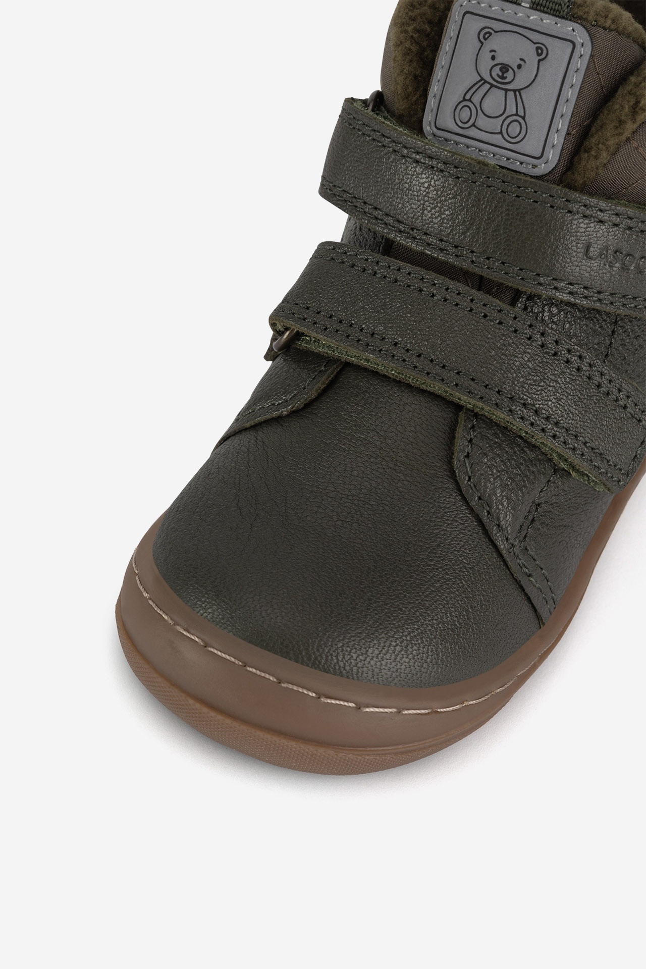 Šněrovací vyšší obuv KHAKI