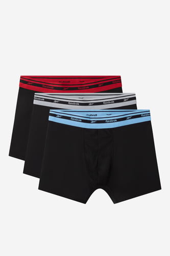 Gaće 3 komada u pak. Reebok DARIAN - AW24 (3-PACK) Crna