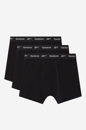 Gaće 3 komada u pak. Reebok BOYES - AW24 (3-PACK) Crna